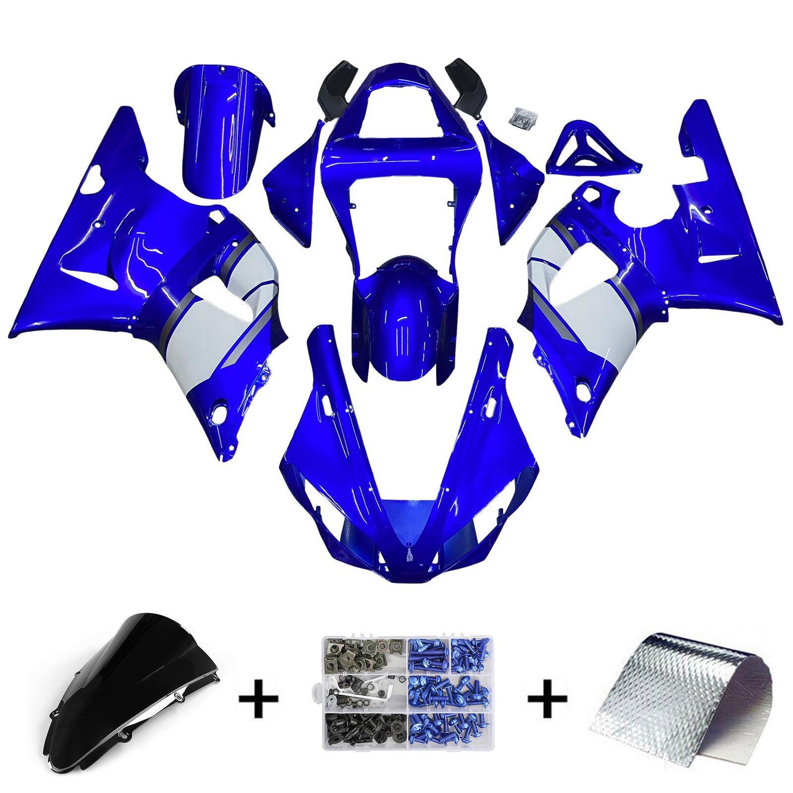Fairing Kit Set For Yamaha YZFR1 YZF-R1 YZF R1 2000-2001 Generic
