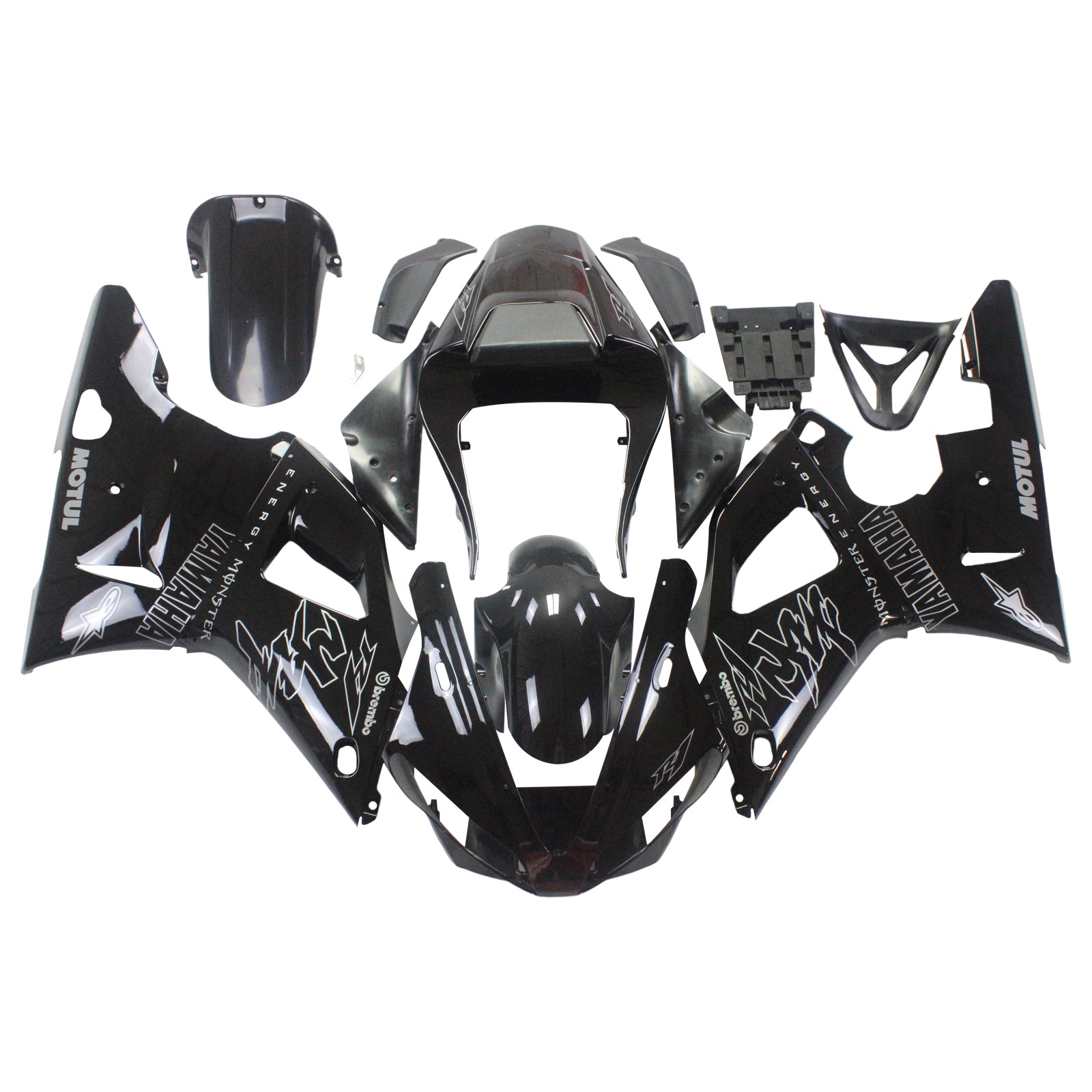 Injection Fairing Kit Bodywork Plastic ABS fit For Yamaha YZF 1000 R1 2000-2001 Generic