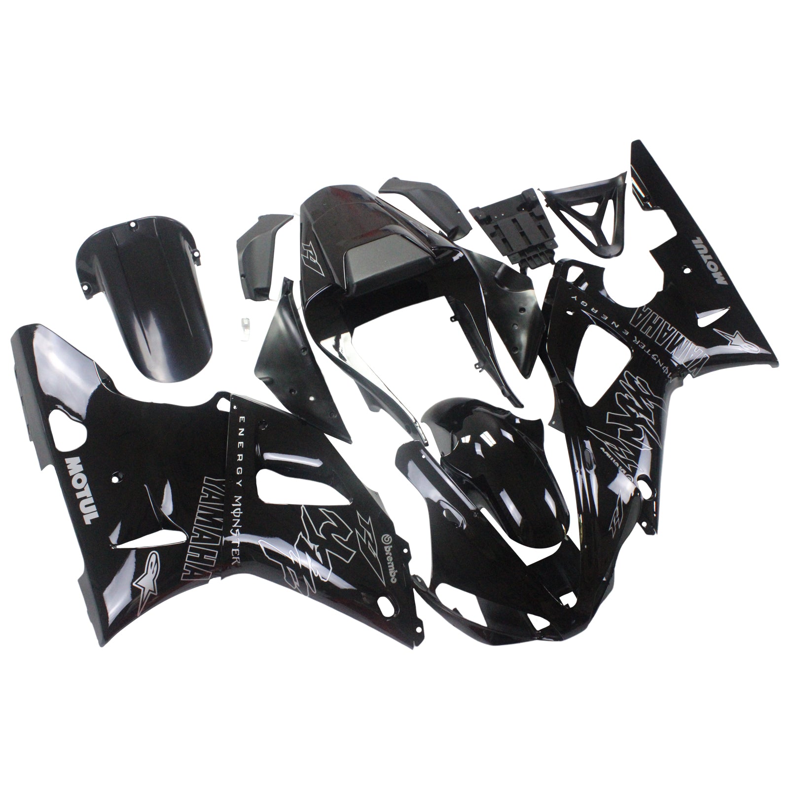 Injection Fairing Kit Bodywork Plastic ABS fit For Yamaha YZF 1000 R1 2000-2001 Generic