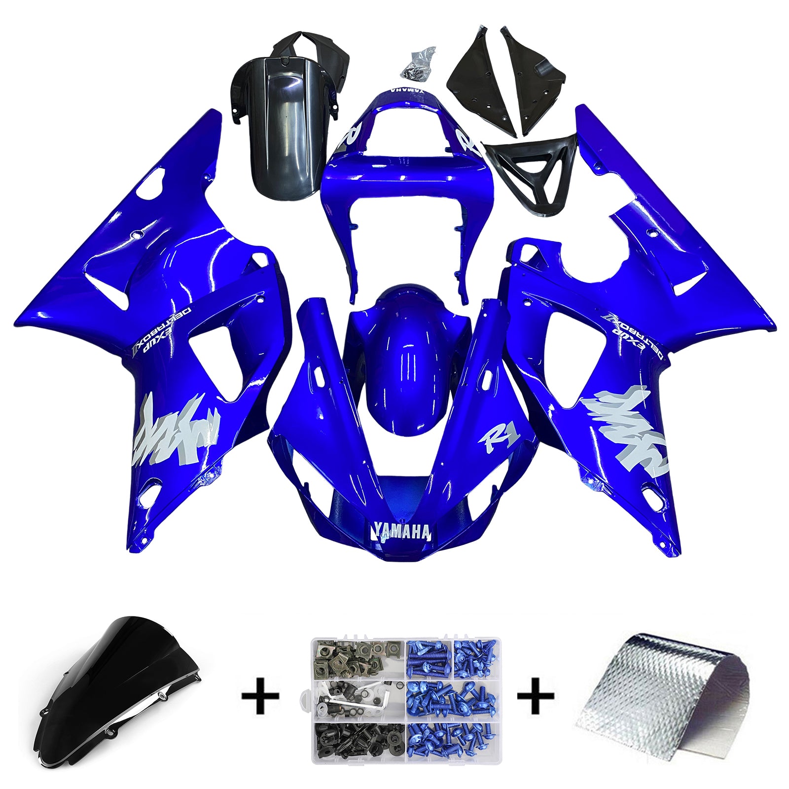 Yamaha YZF 1000 R1 2000-2001 Fairing Kit Bodywork Plastic ABS