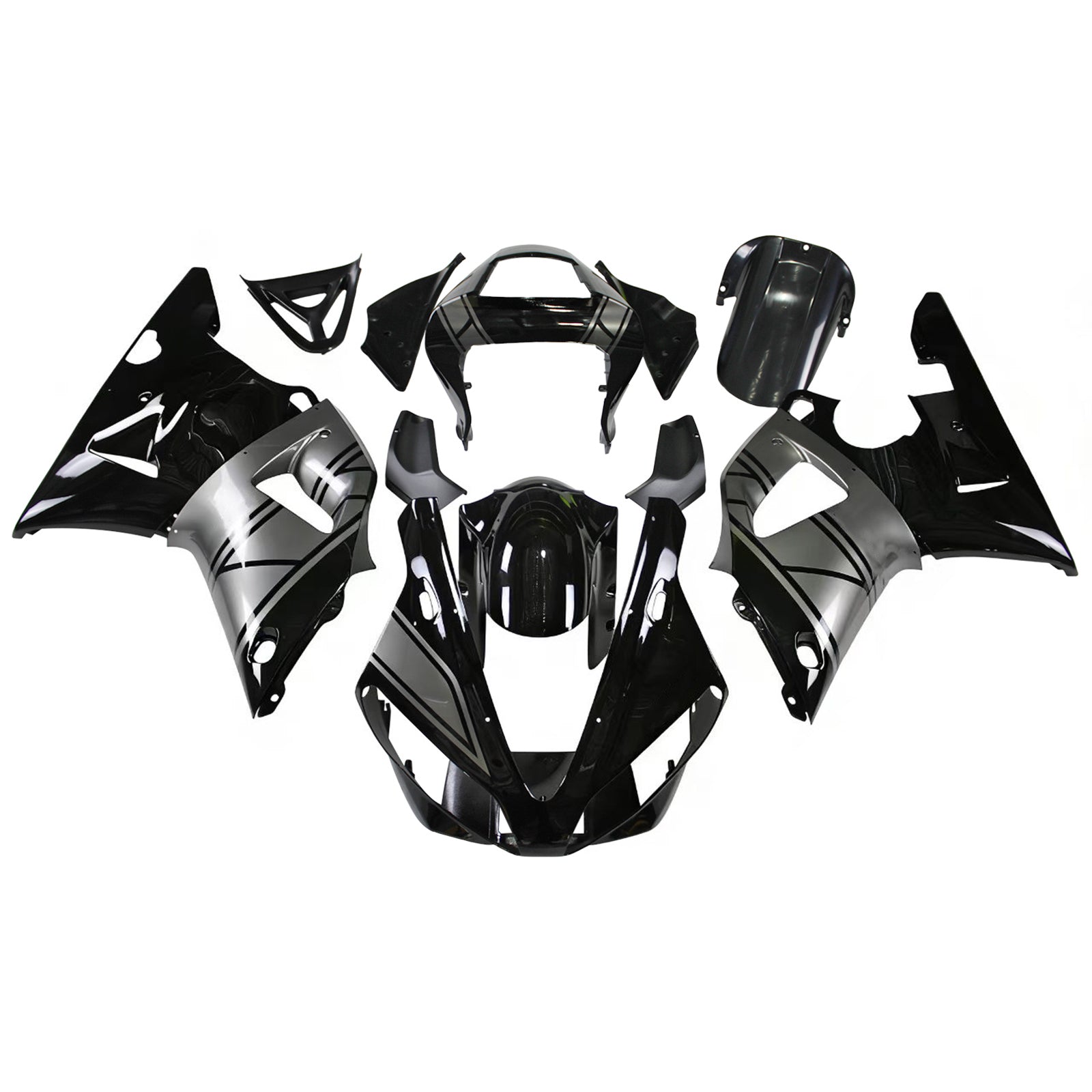 Yamaha YZF 1000 R1 2000-2001 Fairing Kit Bodywork Plastic ABS