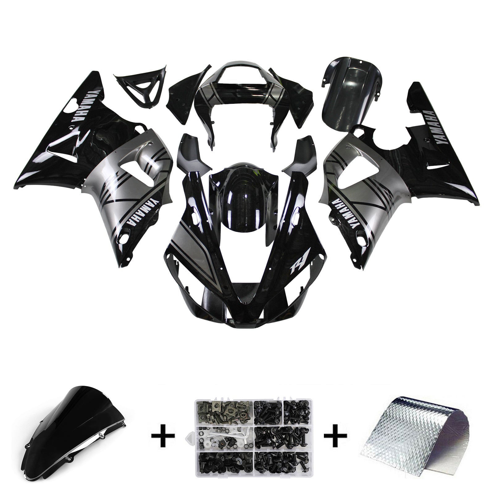 Yamaha YZF 1000 R1 2000-2001 Fairing Kit Bodywork Plastic ABS