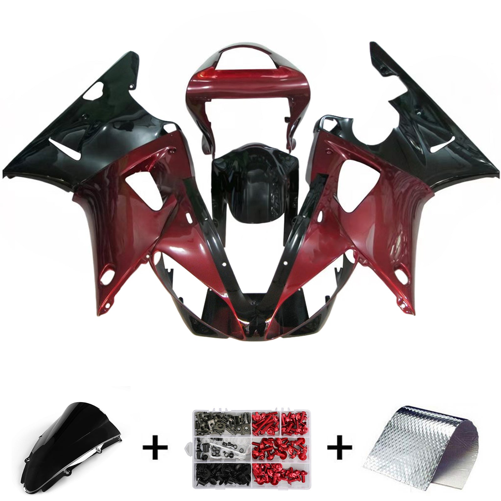 Yamaha YZF 1000 R1 2000-2001 Fairing Kit Bodywork Plastic ABS