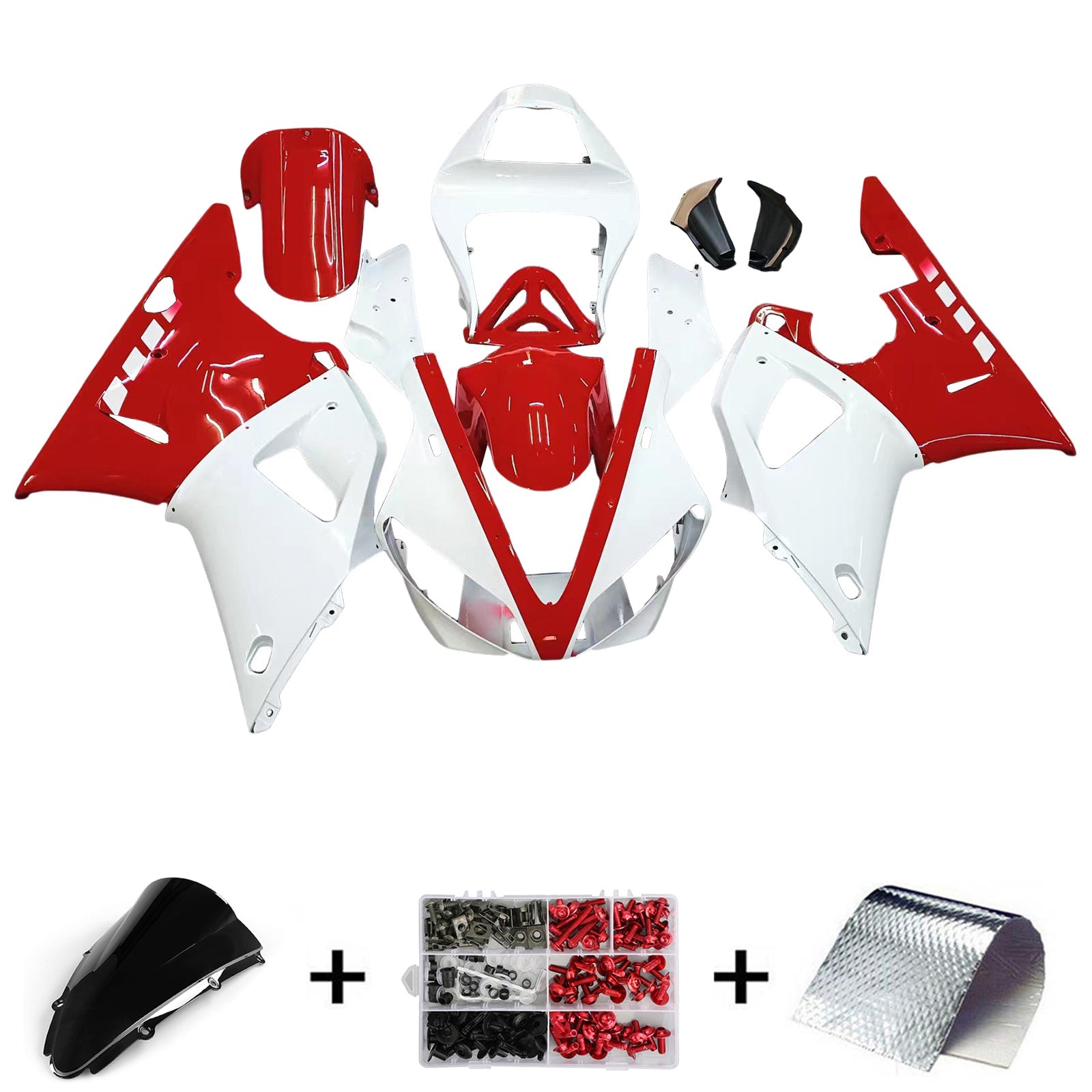 Yamaha YZF 1000 R1 2000-2001 Fairing Kit Bodywork Plastic ABS