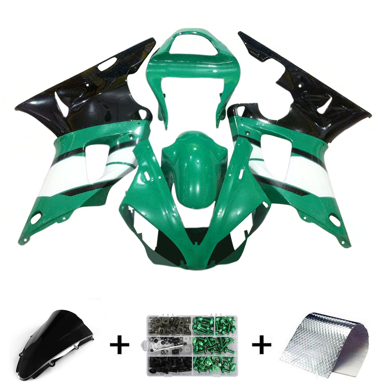 Yamaha YZF 1000 R1 2000-2001 Fairing Kit Bodywork Plastic ABS