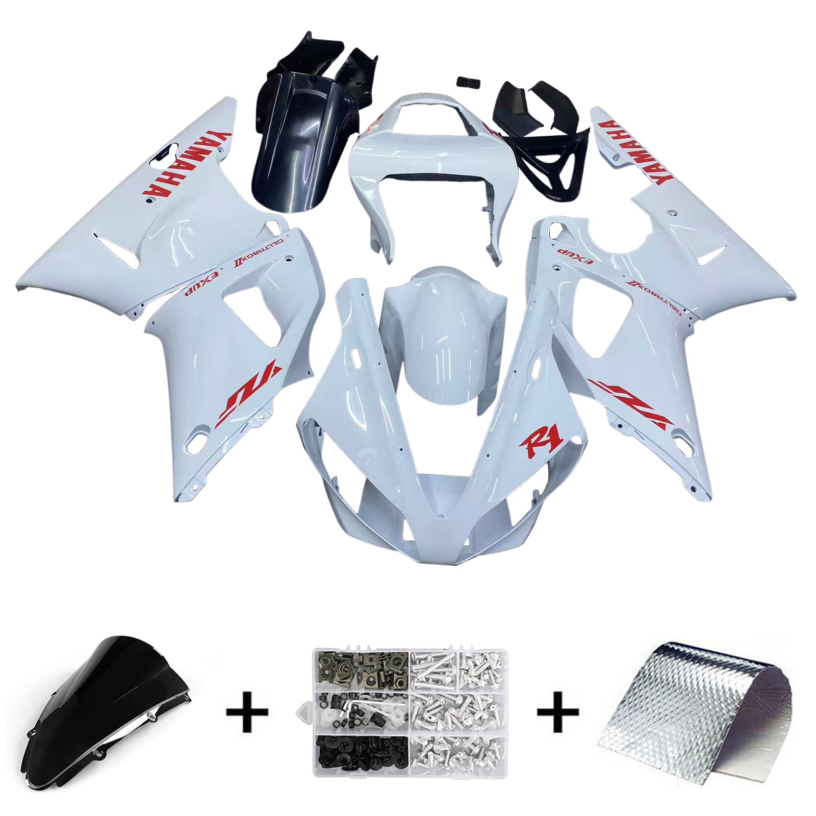 Yamaha YZF 1000 R1 2000-2001 Fairing Kit Bodywork Plastic ABS