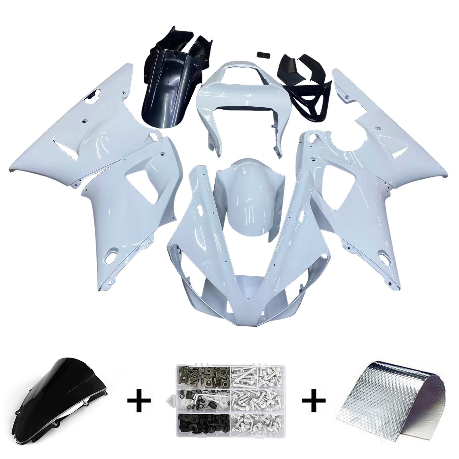 Yamaha YZF 1000 R1 2000-2001 Fairing Kit Bodywork Plastic ABS