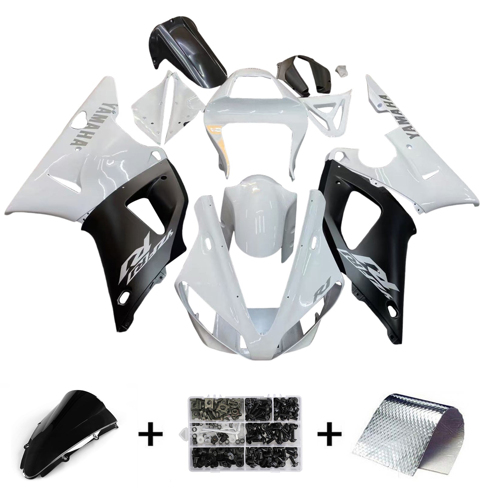 Yamaha YZF 1000 R1 2000-2001 Fairing Kit Bodywork Plastic ABS