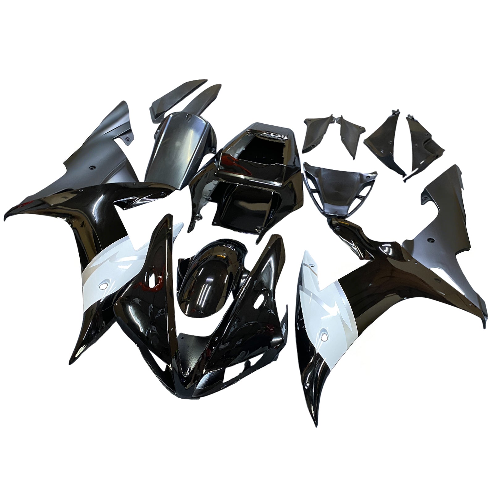 Fairings 2002-2003 Yamaha YZF-R1 Black R1  Generic