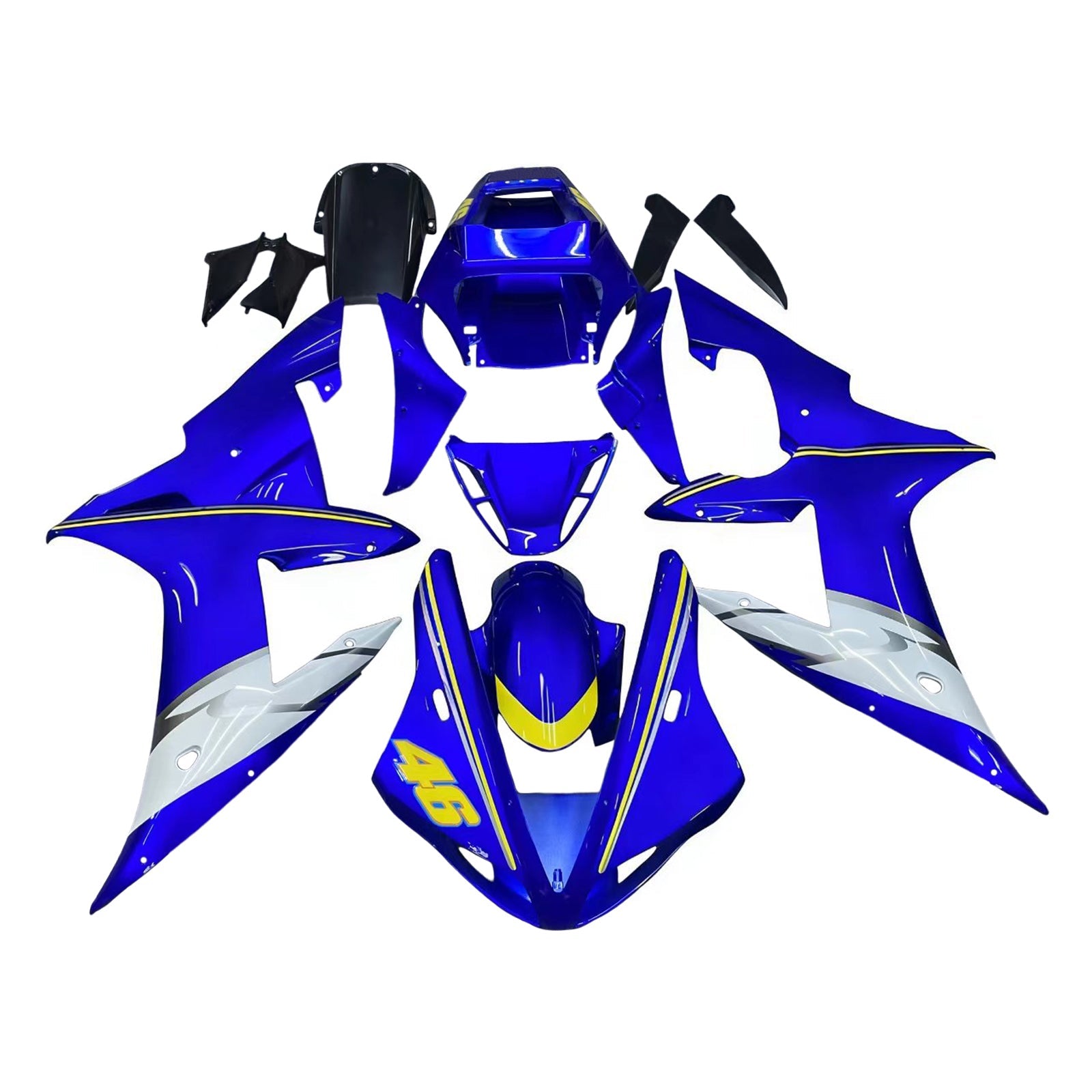 Fairings 2002-2003 Yamaha YZF-R1Blue No.46 R1