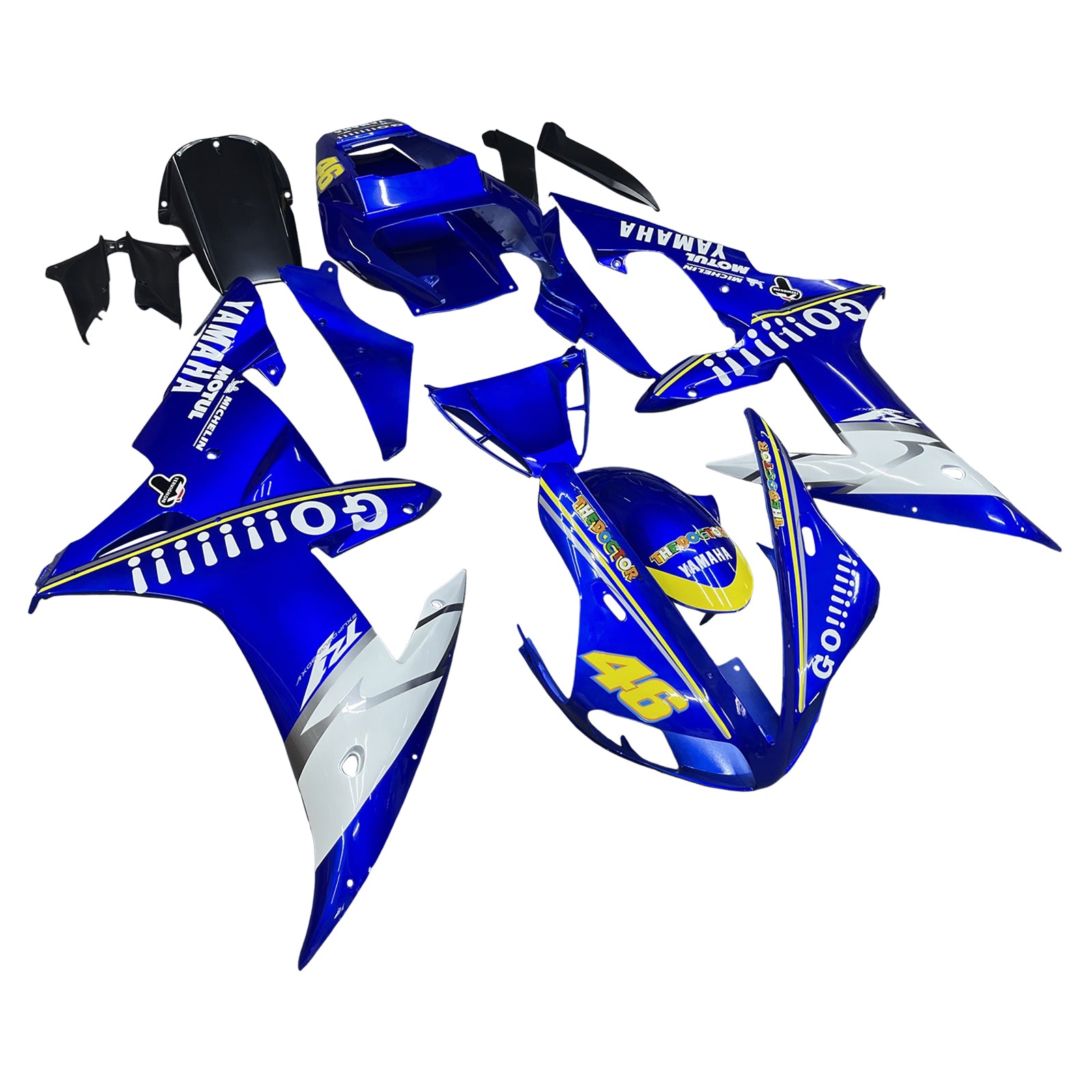 Fairings 2002-2003 Yamaha YZF-R1Blue No.46 R1