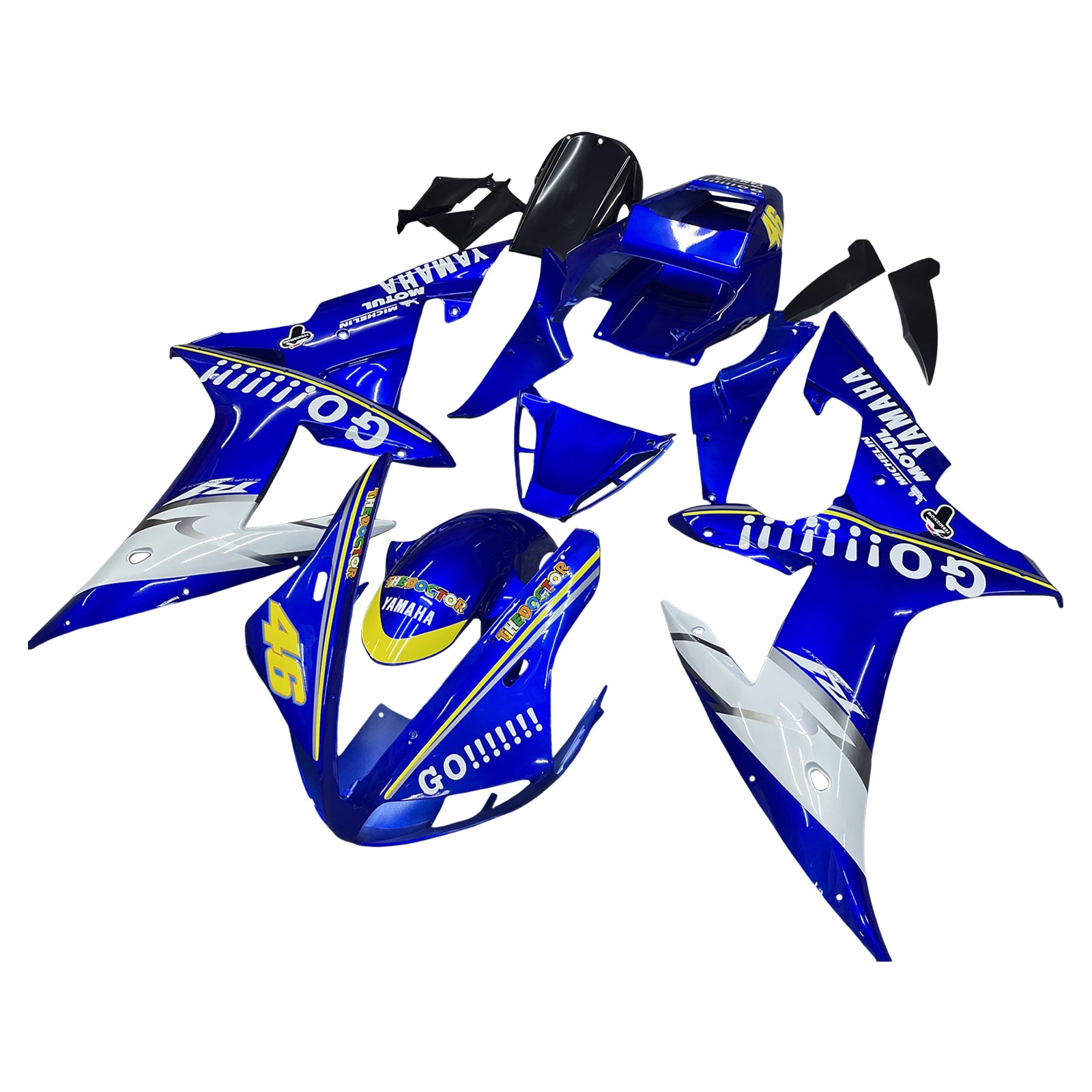 Fairings 2002-2003 Yamaha YZF-R1Blue No.46 R1