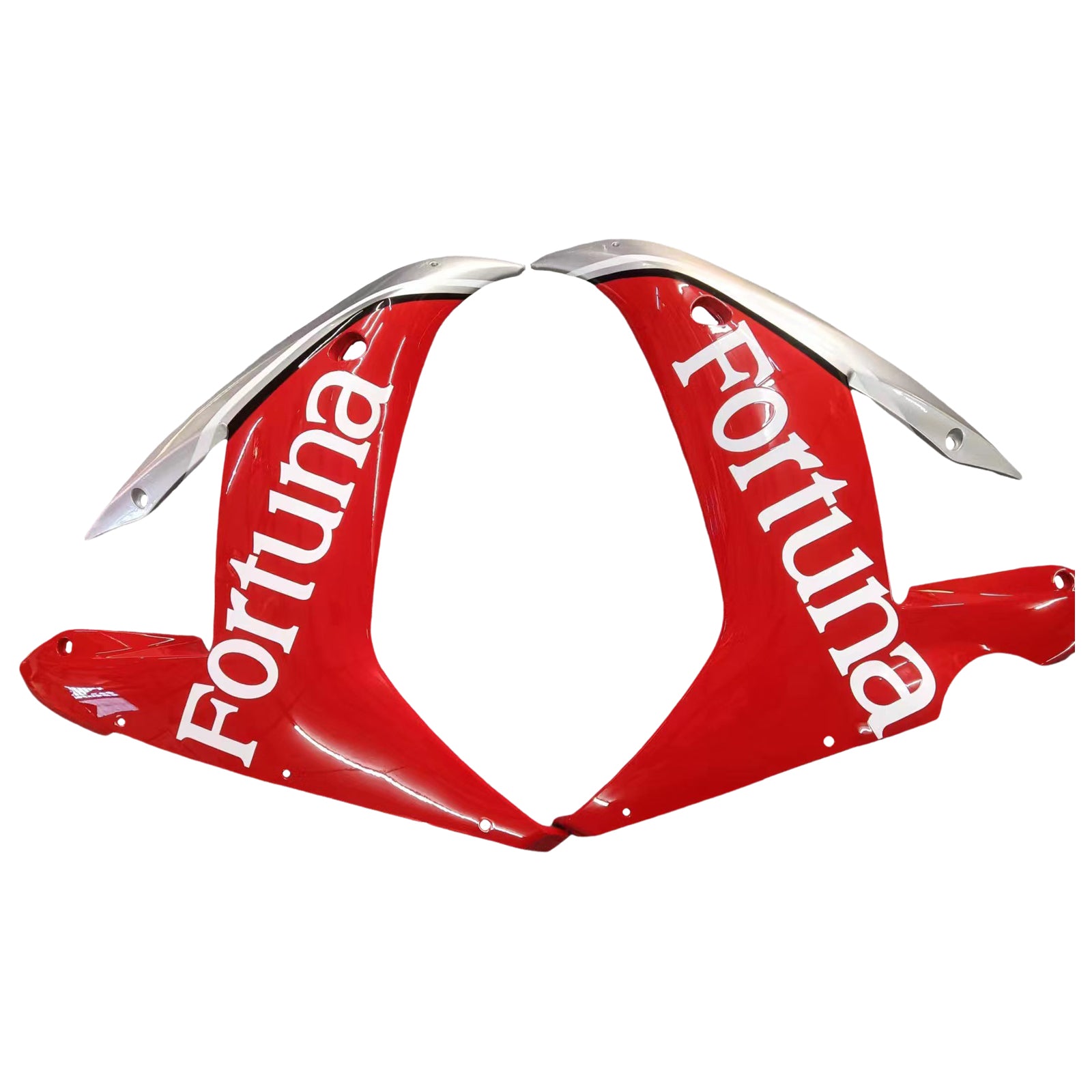 Fairings 2002-2003 Yamaha YZF-R1 Red Silver Fortuna