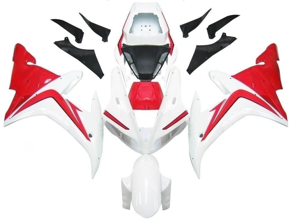 Fairings 2002-2003 Yamaha YZF-R1 White Red R1 Racing Generic