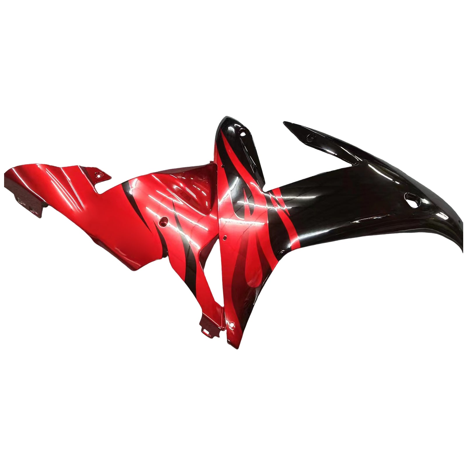 Fairings 2002-2003 Yamaha YZF-R1 Black Red Tribal R1
