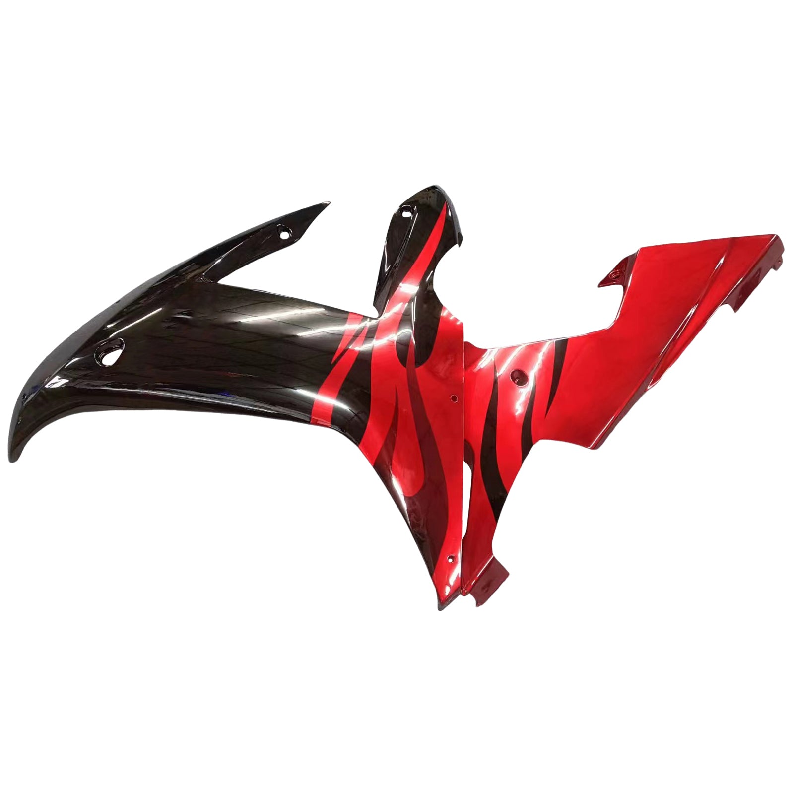 Fairings 2002-2003 Yamaha YZF-R1 Black Red Tribal R1