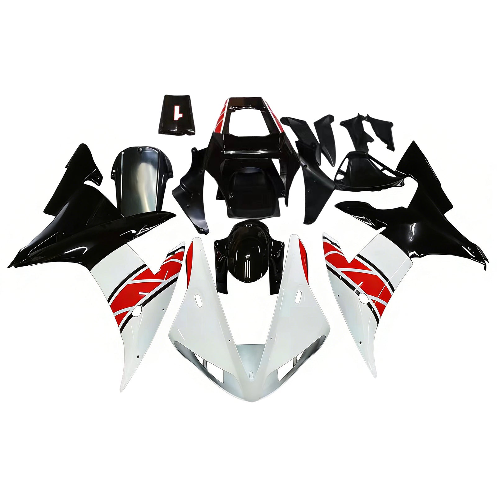 야마하 YZF-R1 2002-2003 페어링 키트 차체 플라스틱 ABS