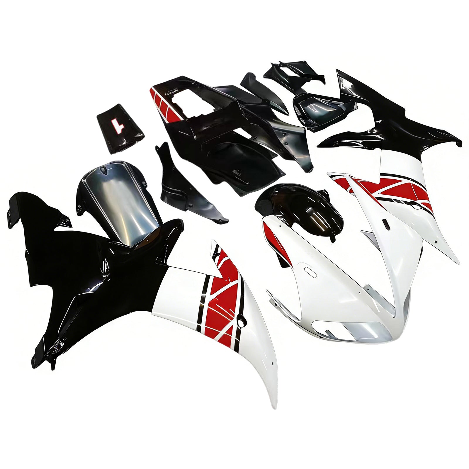 야마하 YZF-R1 2002-2003 페어링 키트 차체 플라스틱 ABS