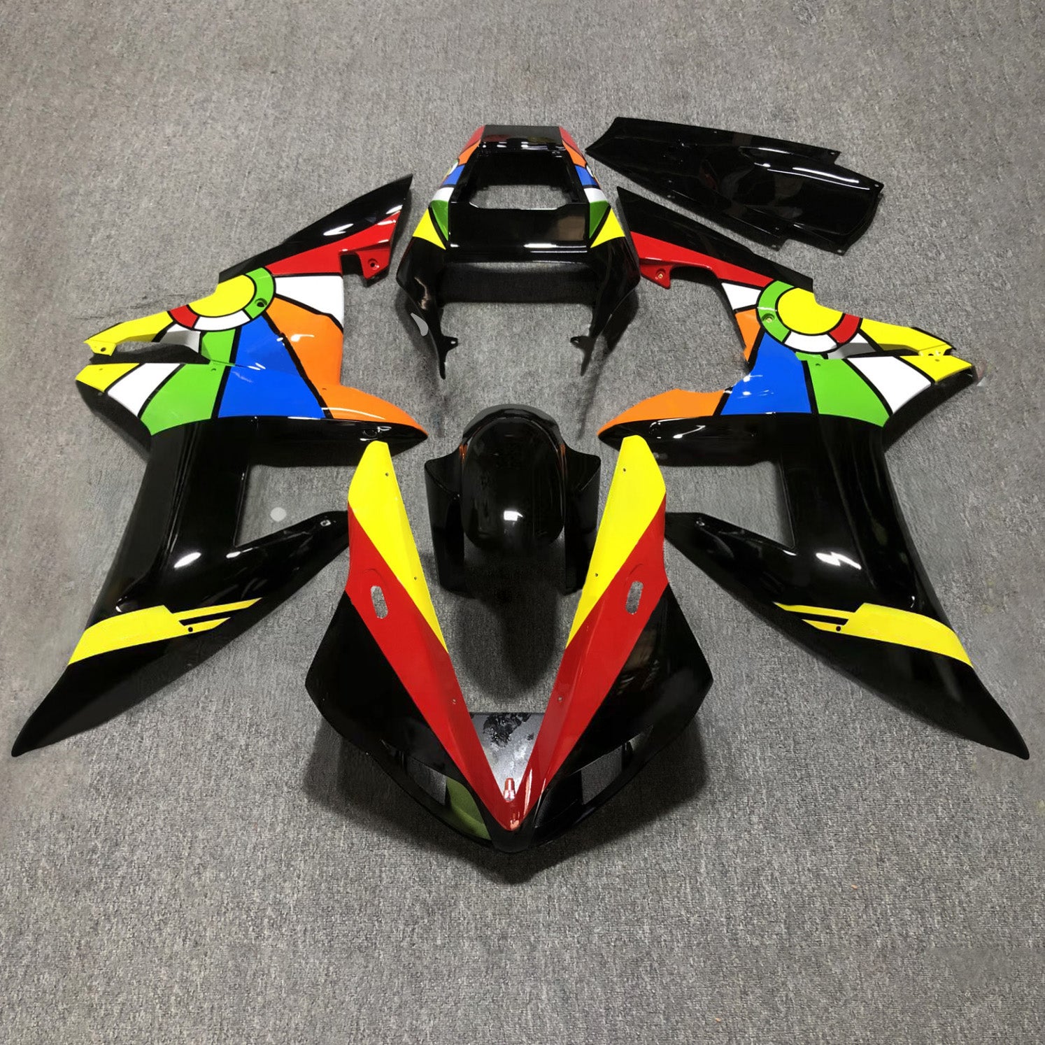 Yamaha YZF-R1 2002-2003 Fairing Kit Bodywork Plastic ABS