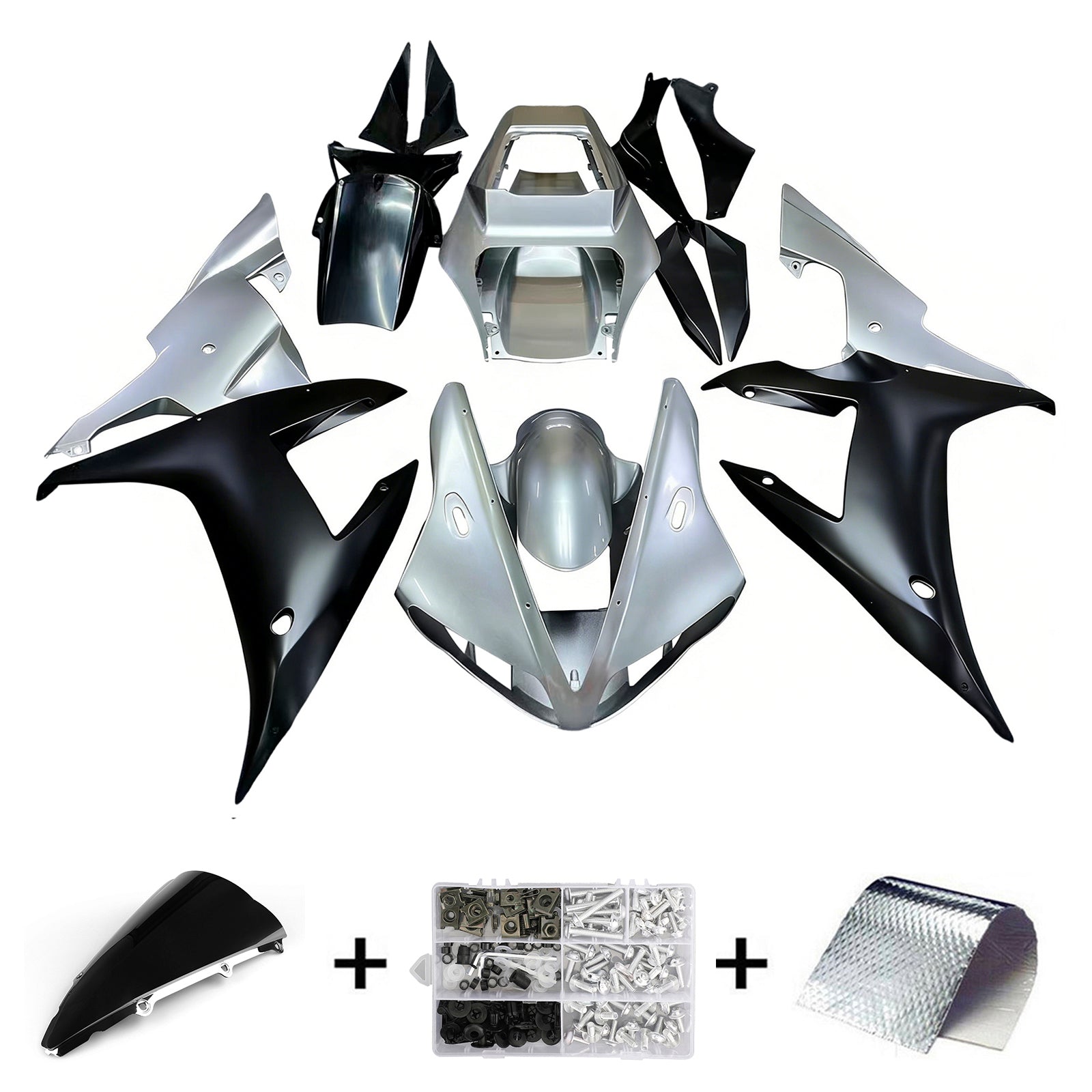 Yamaha YZF-R1 2002-2003 Fairing Kit Bodywork Plastic ABS