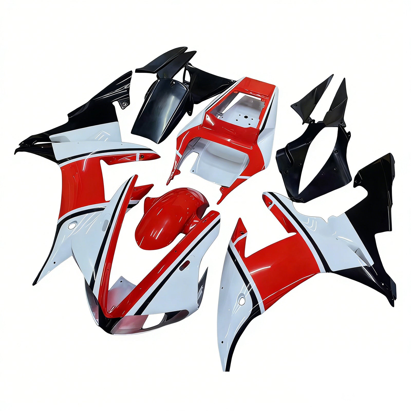 Kit de carenado de inyección Carrocería Plástico ABS apto para Yamaha YZF 1000 R1 2002-2003 Genérico