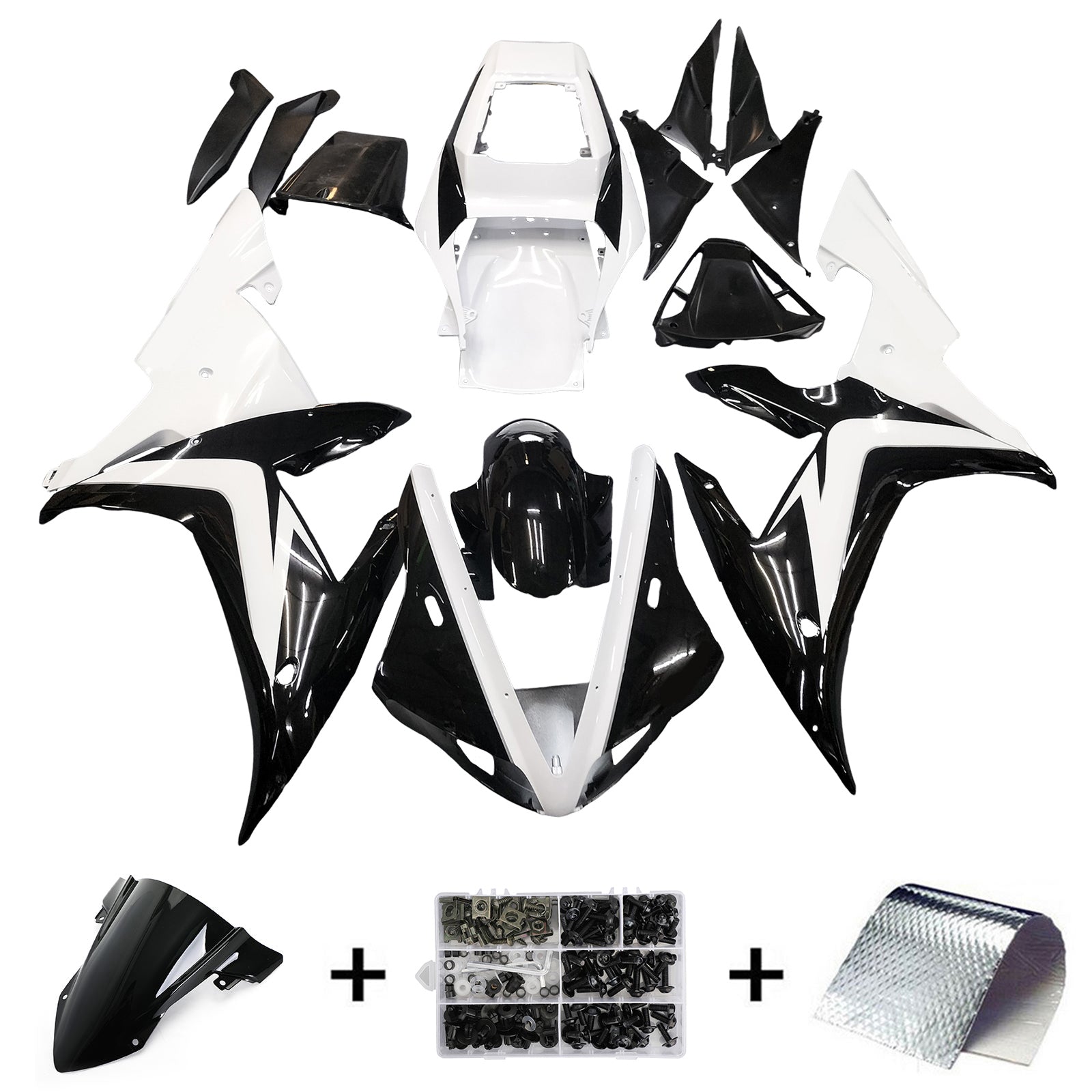 Kit Carenado Para Yamaha YZF 1000 R1 2002-2003 Genérico