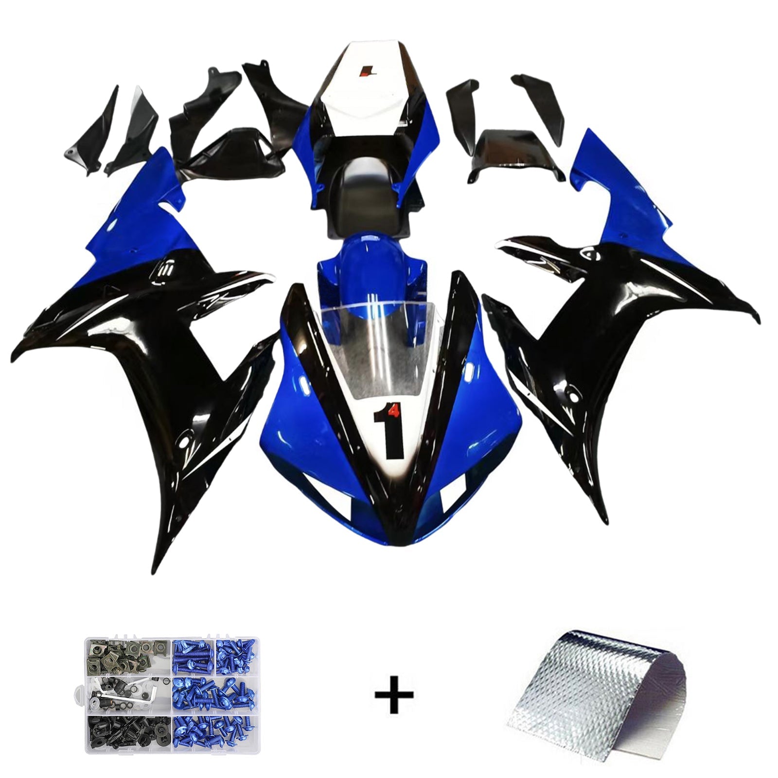 Yamaha YZF 1000 R1 2002-2003 Fairing Kit Bodywork Plastic ABS