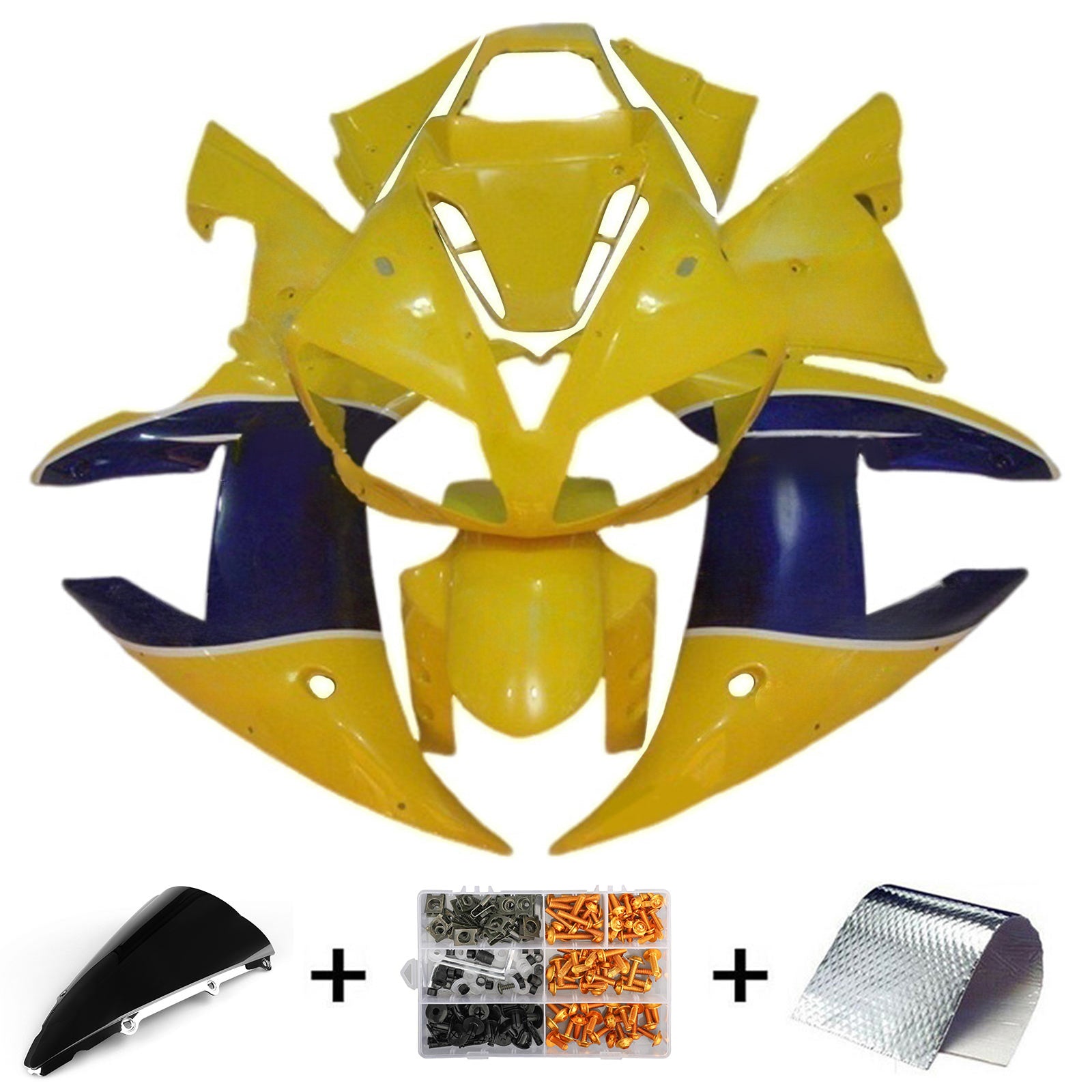 Yamaha YZF 1000 R1 2002-2003 Fairing Kit Bodywork Plastic ABS