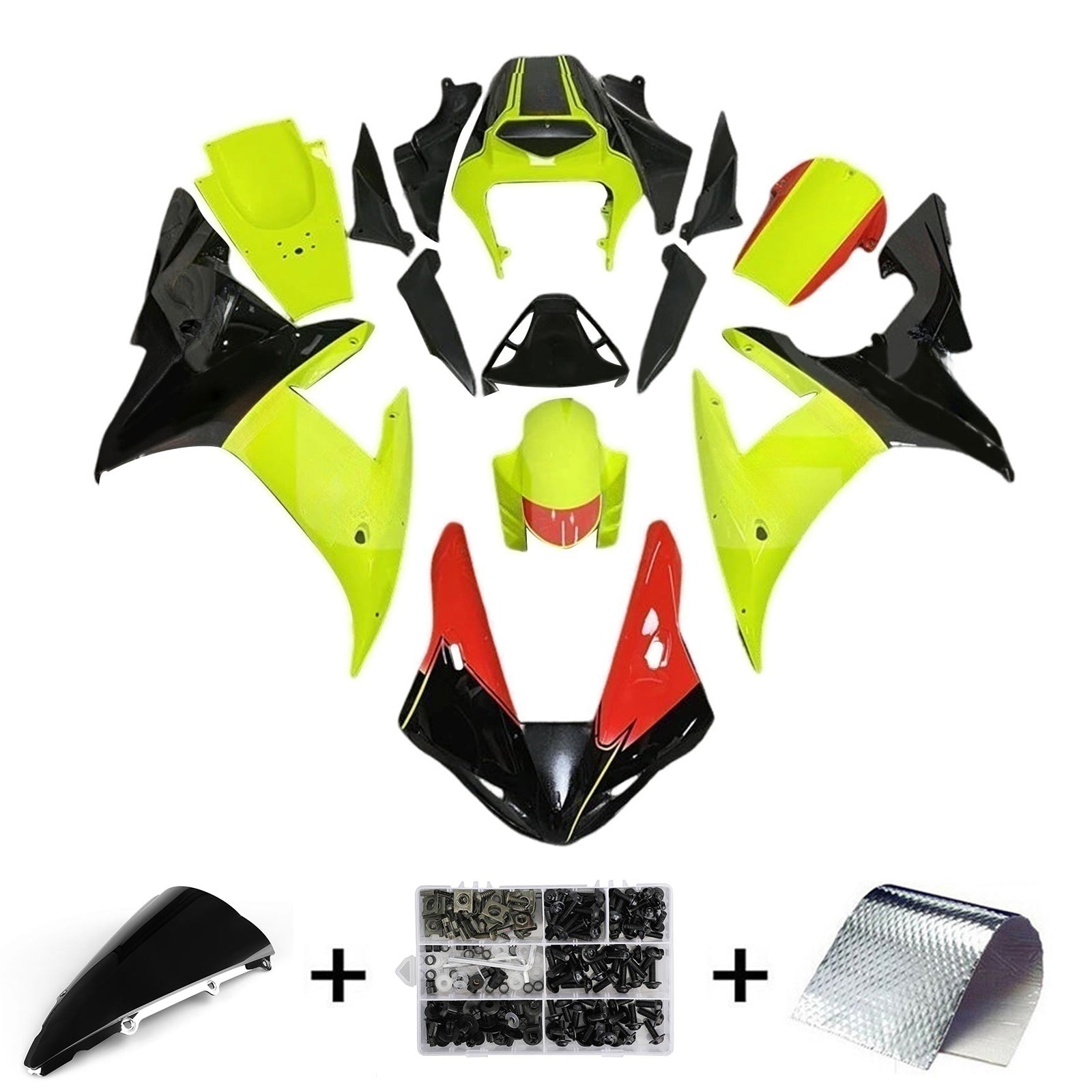 Yamaha YZF 1000 R1 2002-2003 Fairing Kit Bodywork Plastic ABS