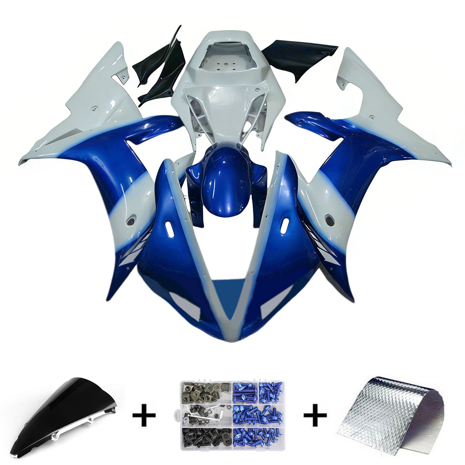 Yamaha YZF 1000 R1 2002-2003 Fairing Kit Bodywork Plastic ABS