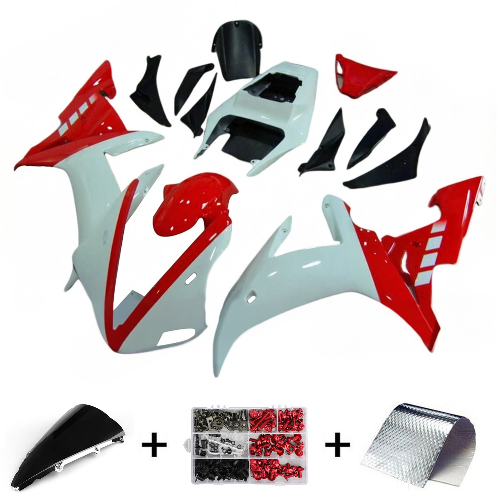 Yamaha YZF 1000 R1 2002-2003 Fairing Kit Bodywork Plastic ABS