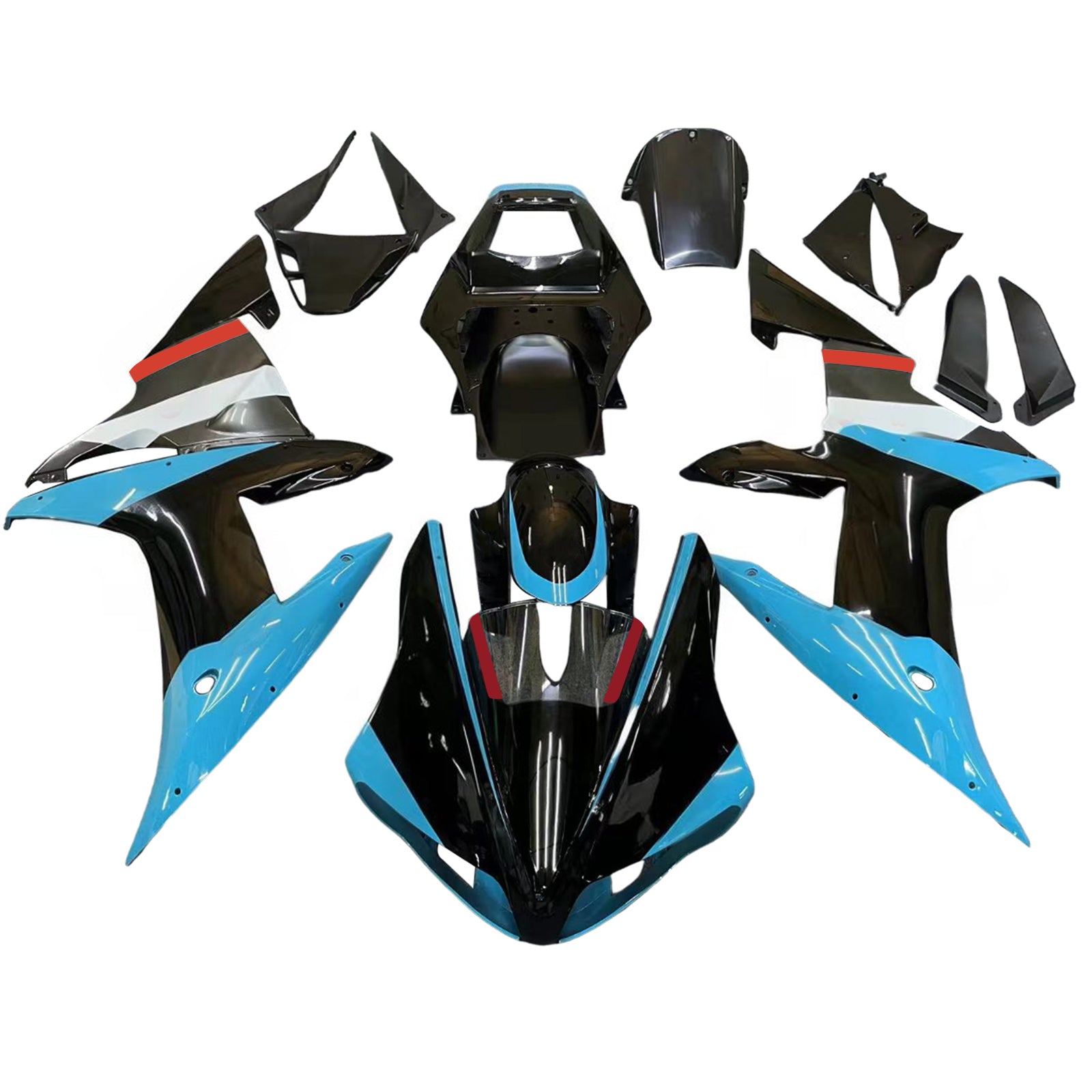 Yamaha YZF 1000 R1 2002-2003 Fairing Kit Bodywork Plastic ABS