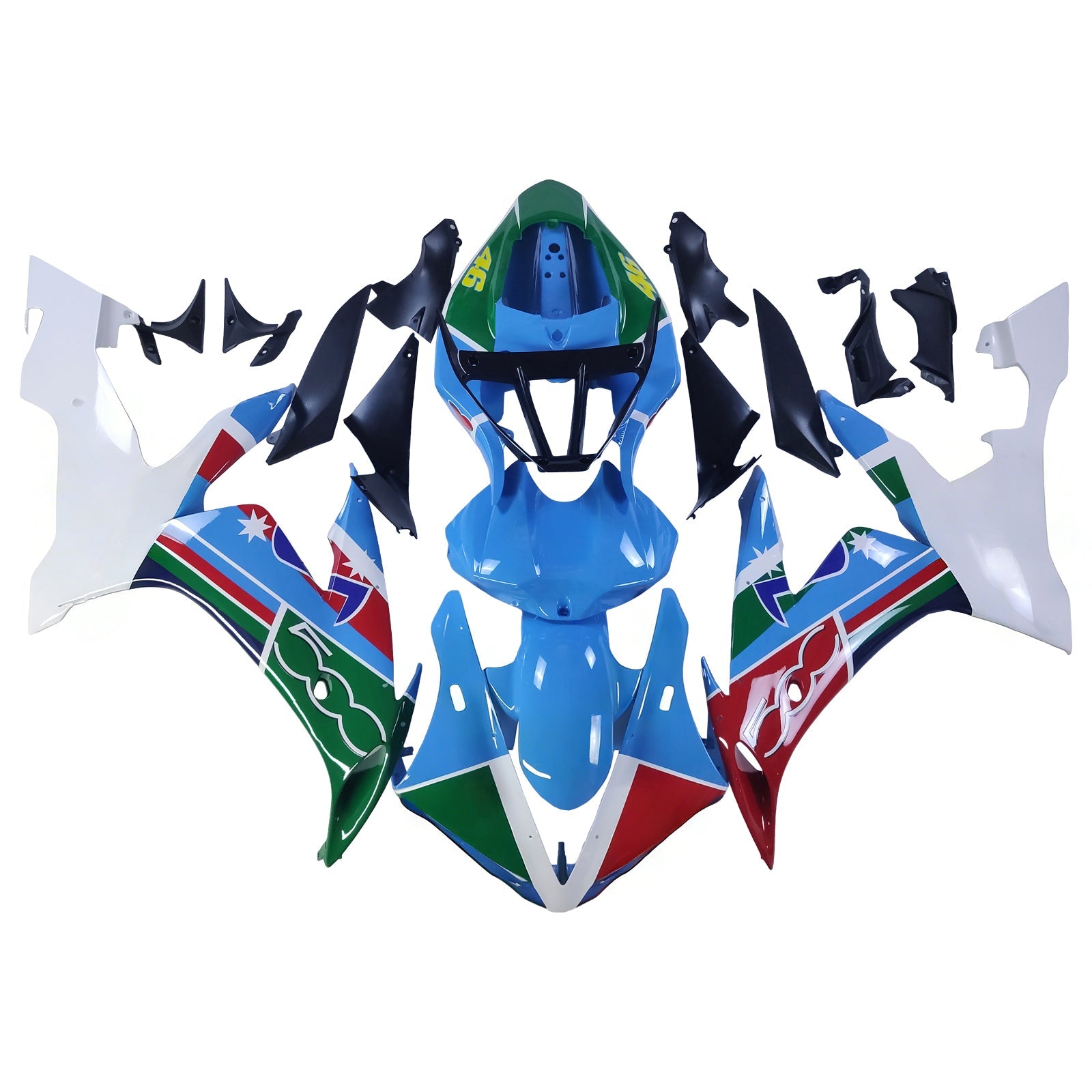 Fairings 2004-2006 Yamaha YZF-R1 Multi-Color No.46 R1 Generic