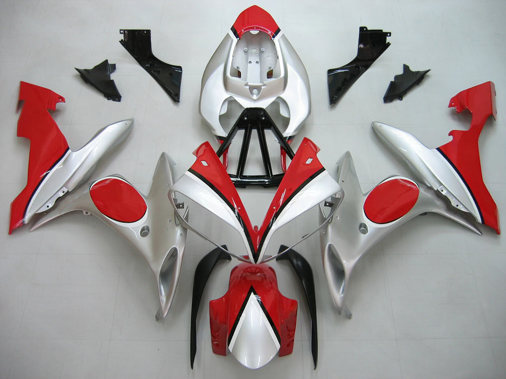 페어링 2004-2006 야마하 YZF-R1 레드 실버 포르투나 R1 제네릭