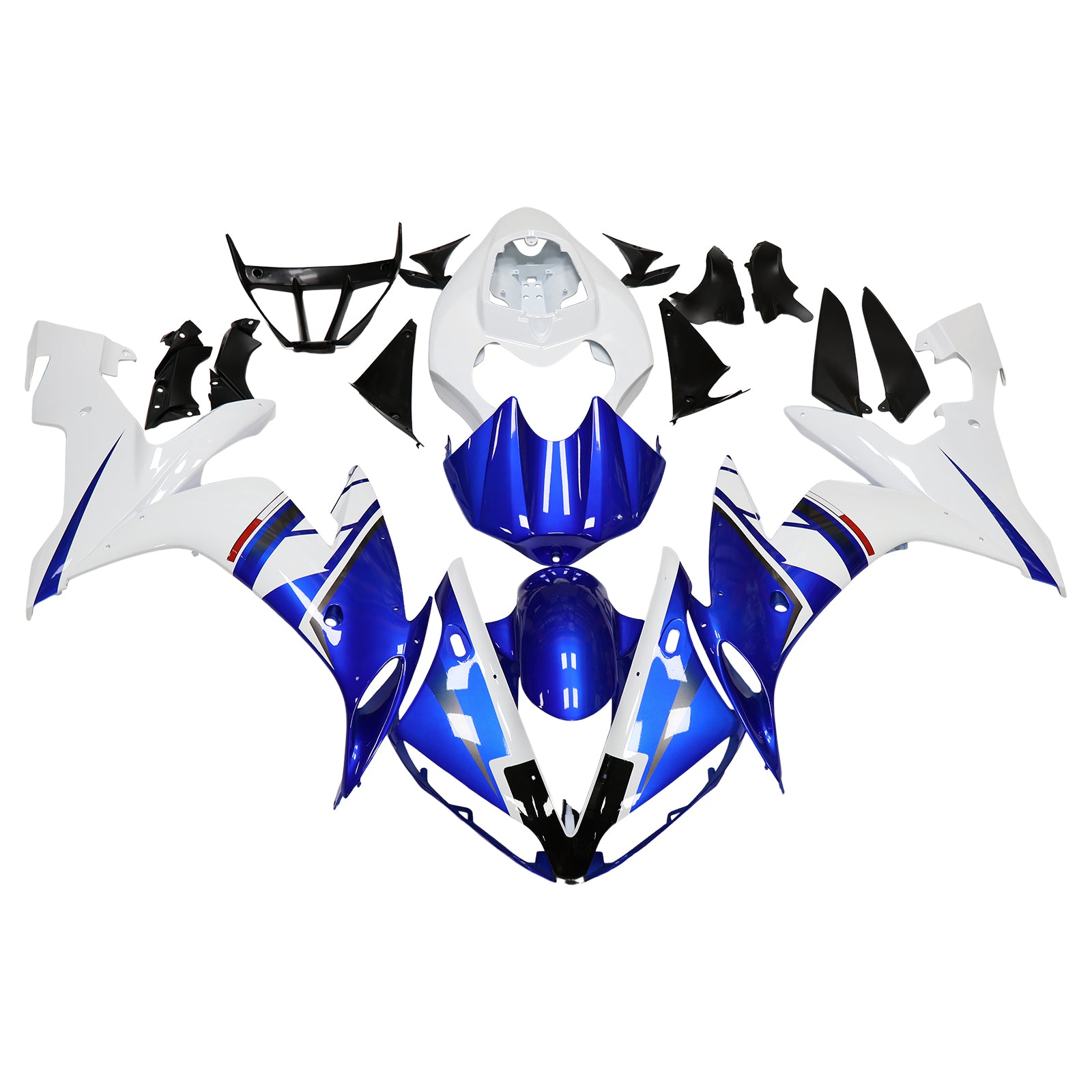Fairings 2004-2006 Yamaha YZF-R1 Blue White No.46 FIAT Generic