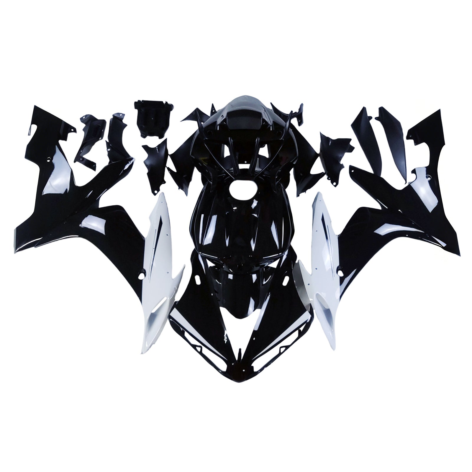 Fairings 2004-2006 Yamaha YZF-R1 Black White R1  Generic