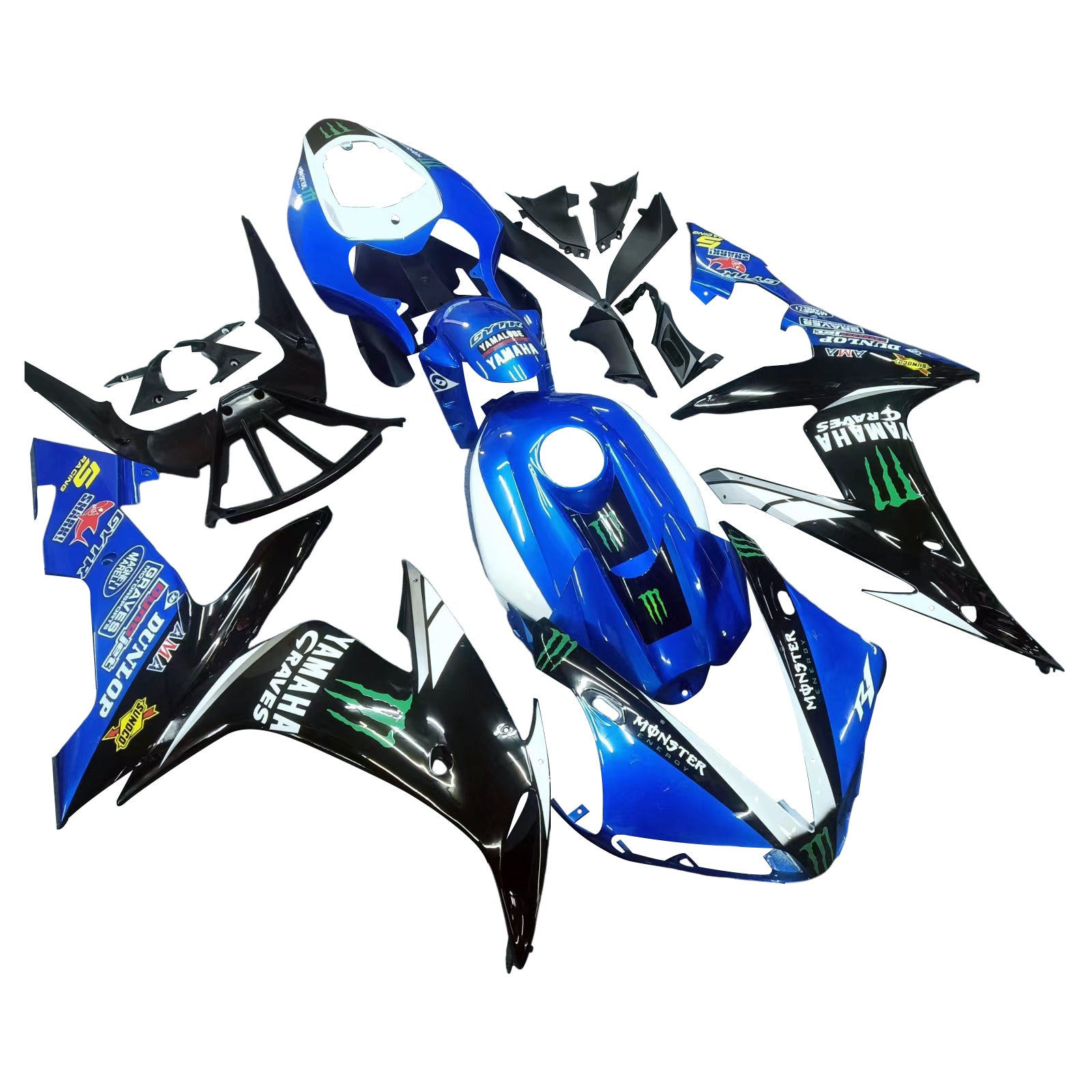 Yamaha YZF 1000 R1 2004-2006 Kit Carenado Carrocería Plástico ABS