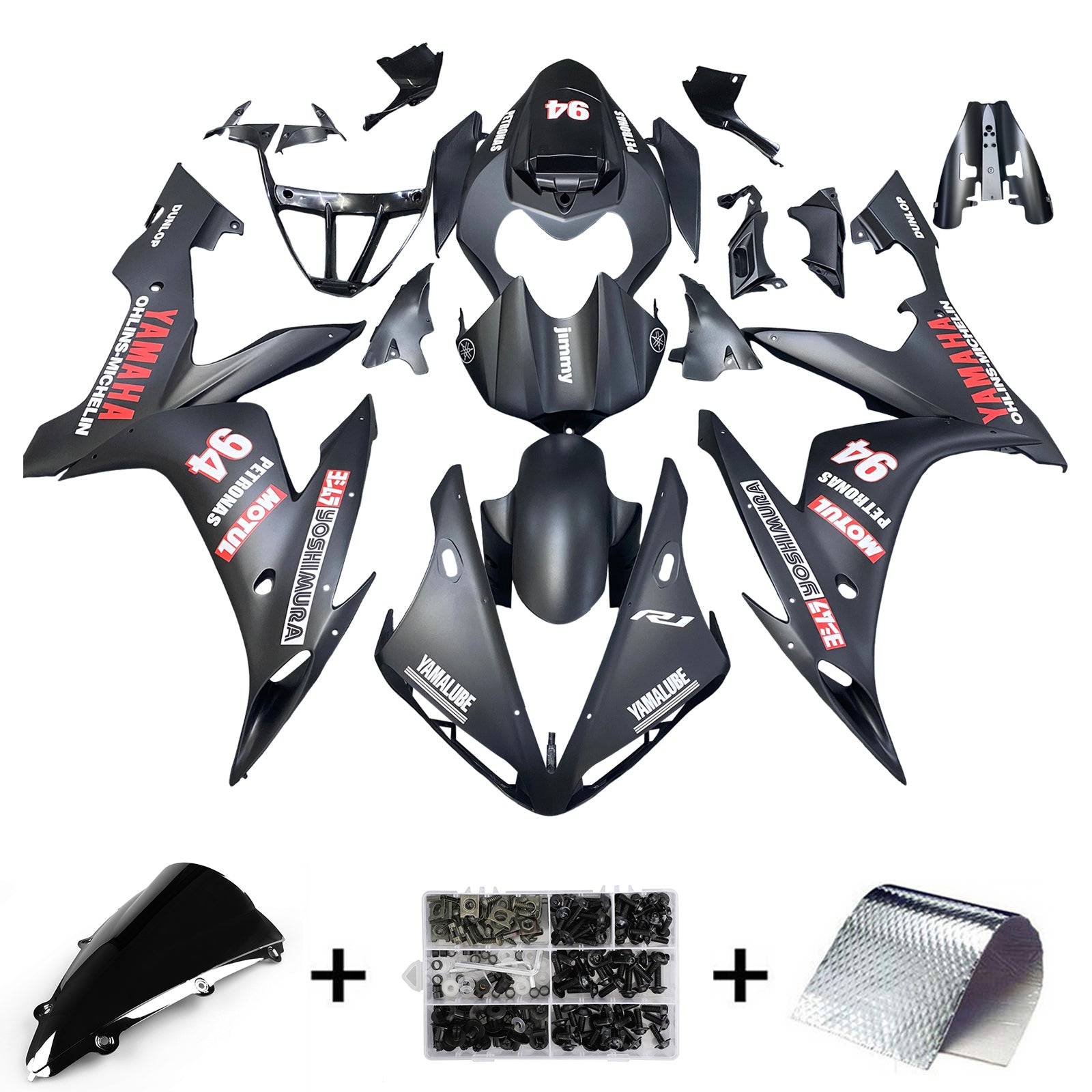 Yamaha YZF 1000 R1 2004-2006 Kit Carenado Carrocería Plástico ABS