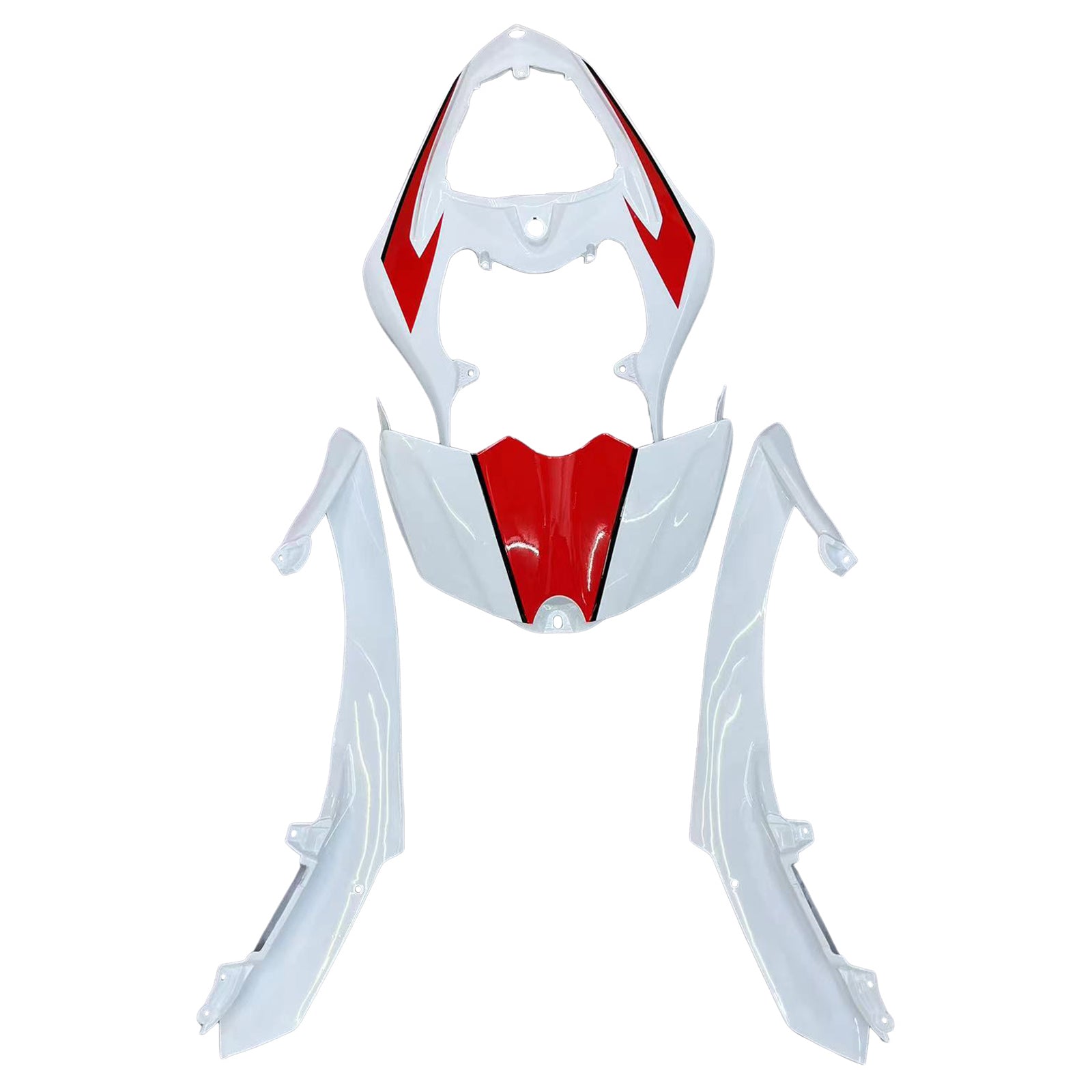 Fairings 2007-2008 Yamaha YZF-R1 White & Red R1  Generic