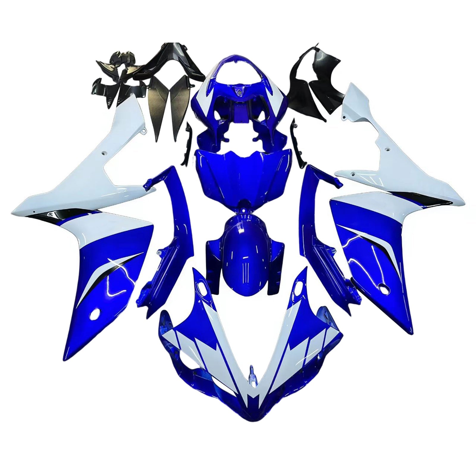 Fairings 2007-2008 Yamaha YZF-R1 Blue White R1 Generic