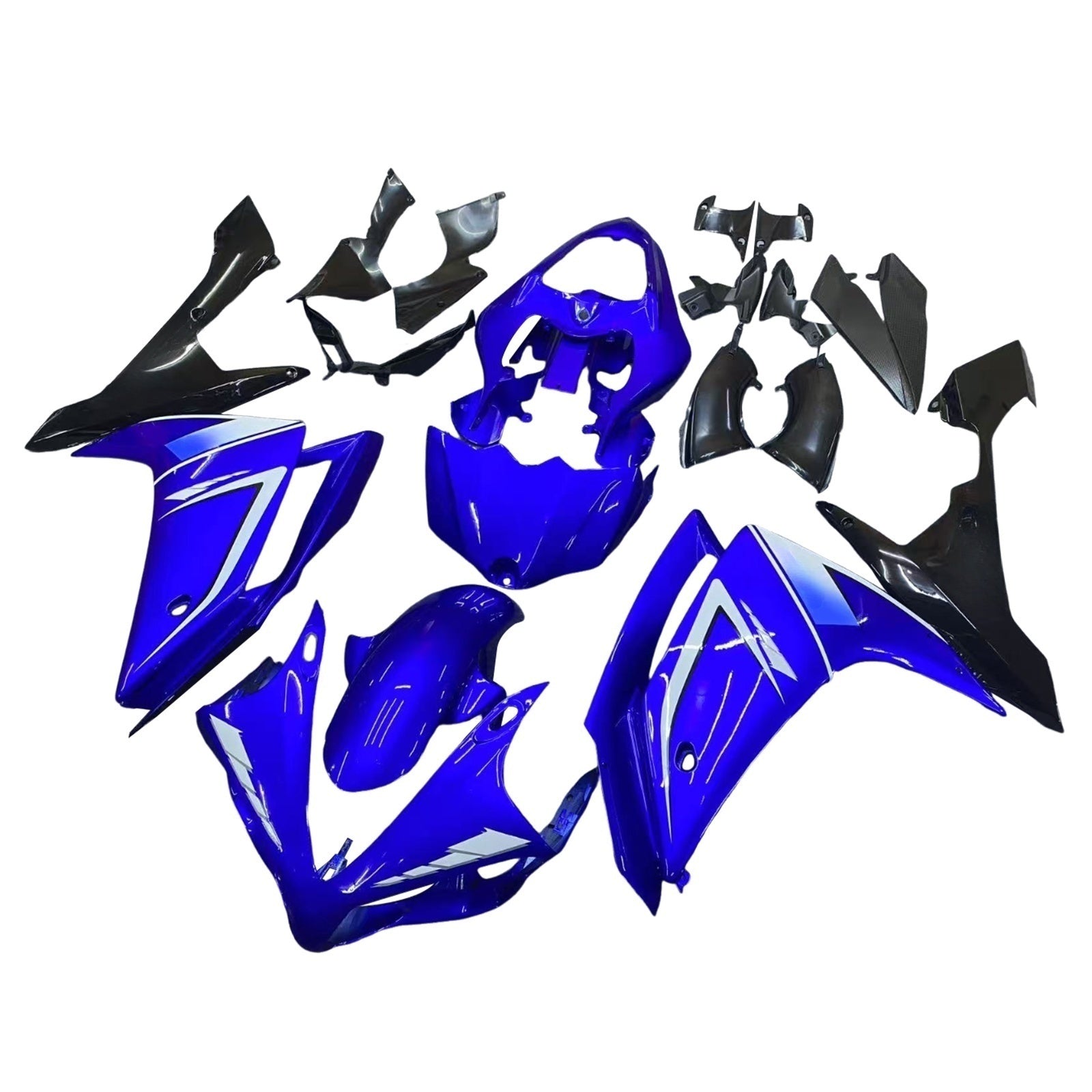 Fairings 2007-2008 Yamaha YZF-R1 Blue Black R1  Generic