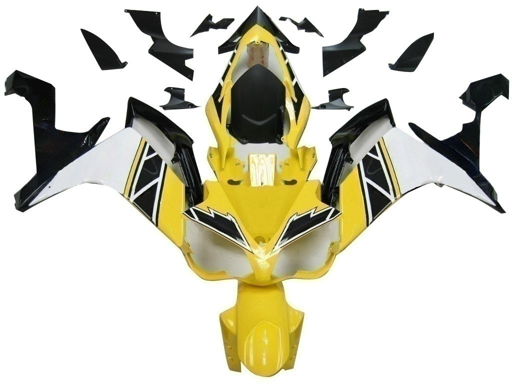 Fairings 2007-2008 Yamaha YZF-R1 Yellow White Black R1 Generic