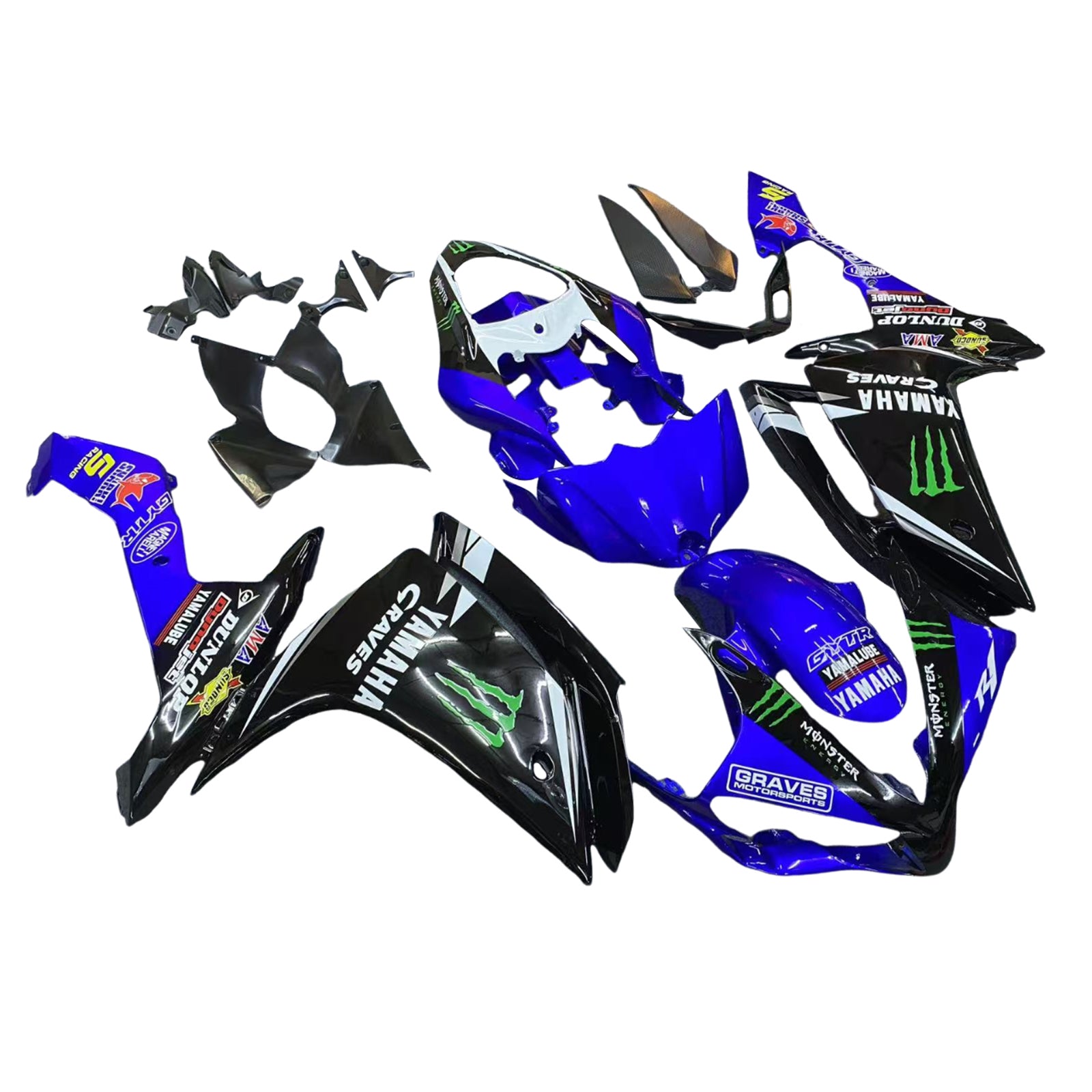 Kit Carenado Para Yamaha YZF 1000 R1 2007-2008 Genérico