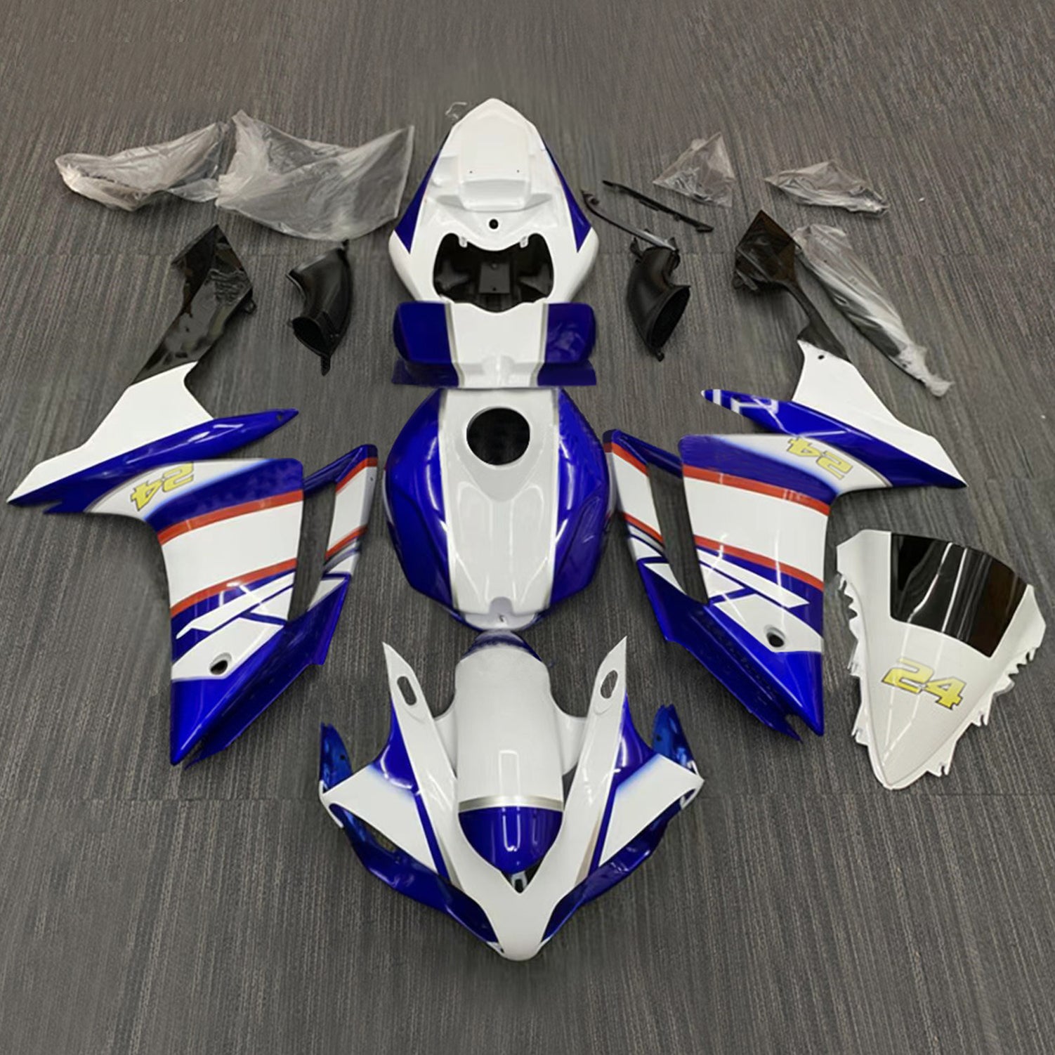 Yamaha YZF 1000 R1 2007-2008 Fairing Kit Bodywork Plastic ABS