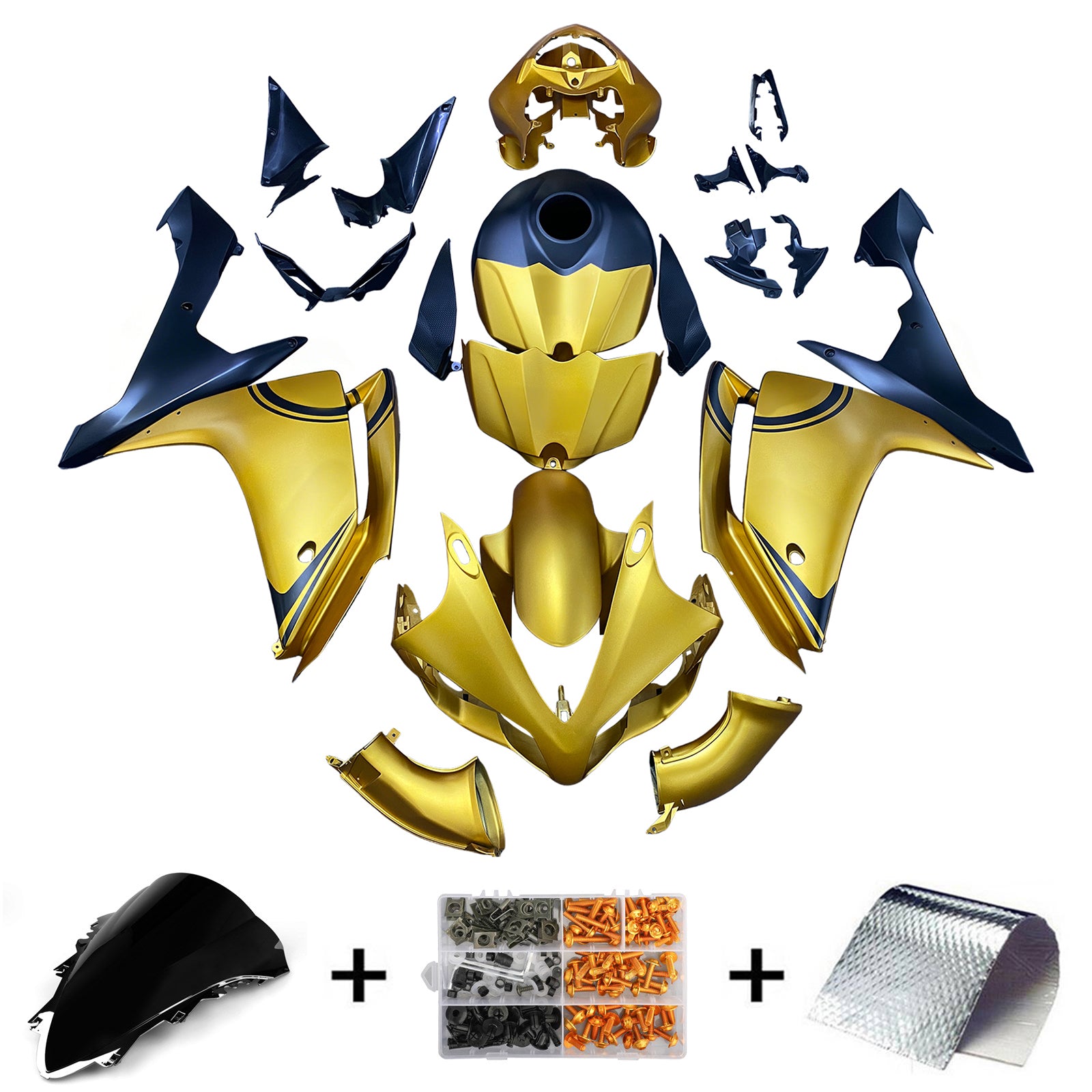 Yamaha YZF 1000 R1 2007-2008 Fairing Kit Bodywork Plastic ABS