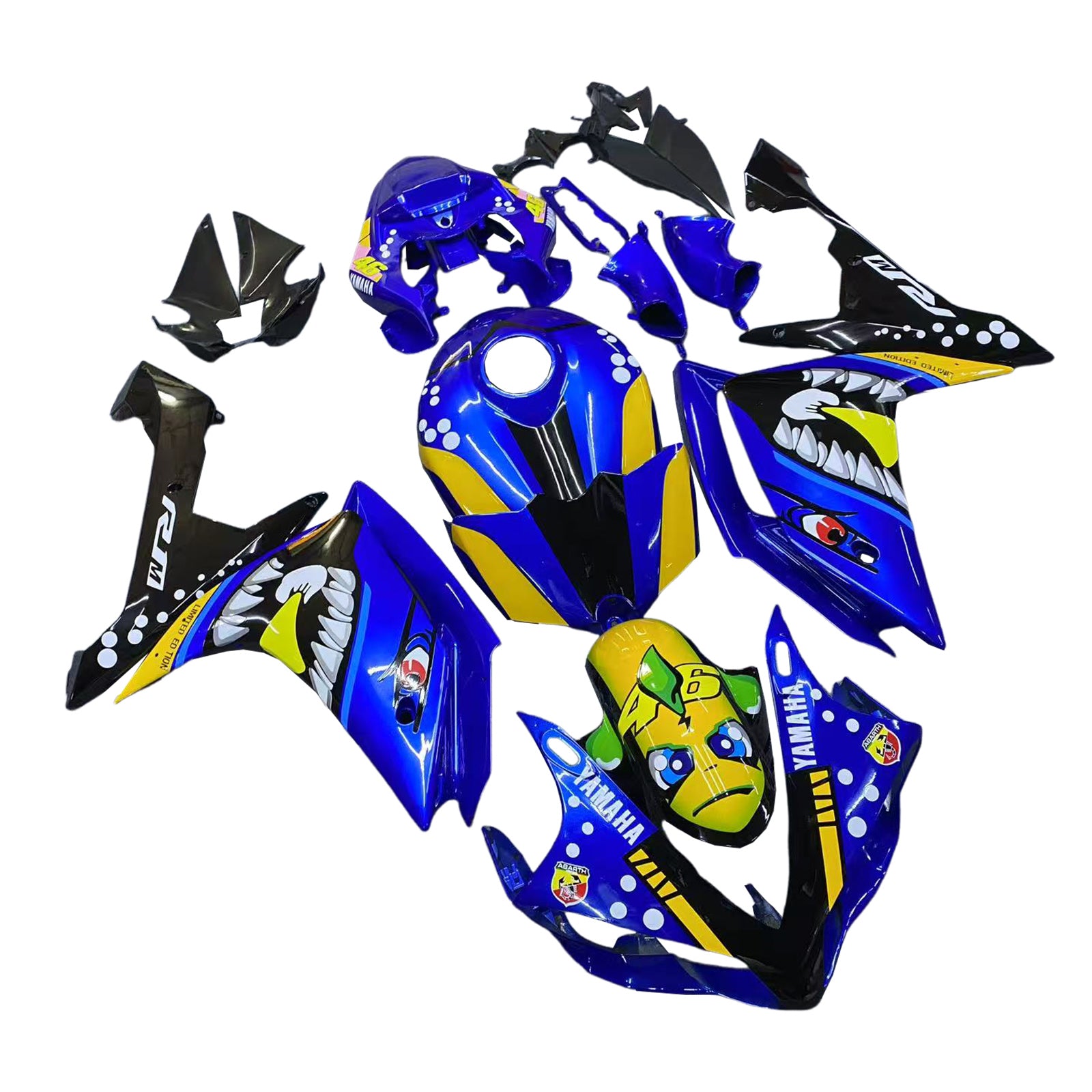 Yamaha YZF 1000 R1 2007-2008 Kit Carenado Carrocería Plástico ABS