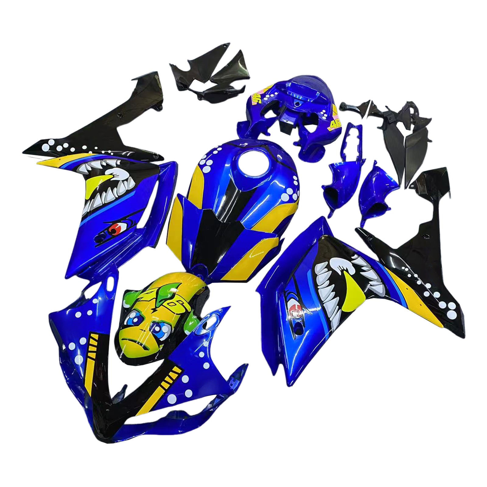 Yamaha YZF 1000 R1 2007-2008 Fairing Kit Bodywork Plastic ABS