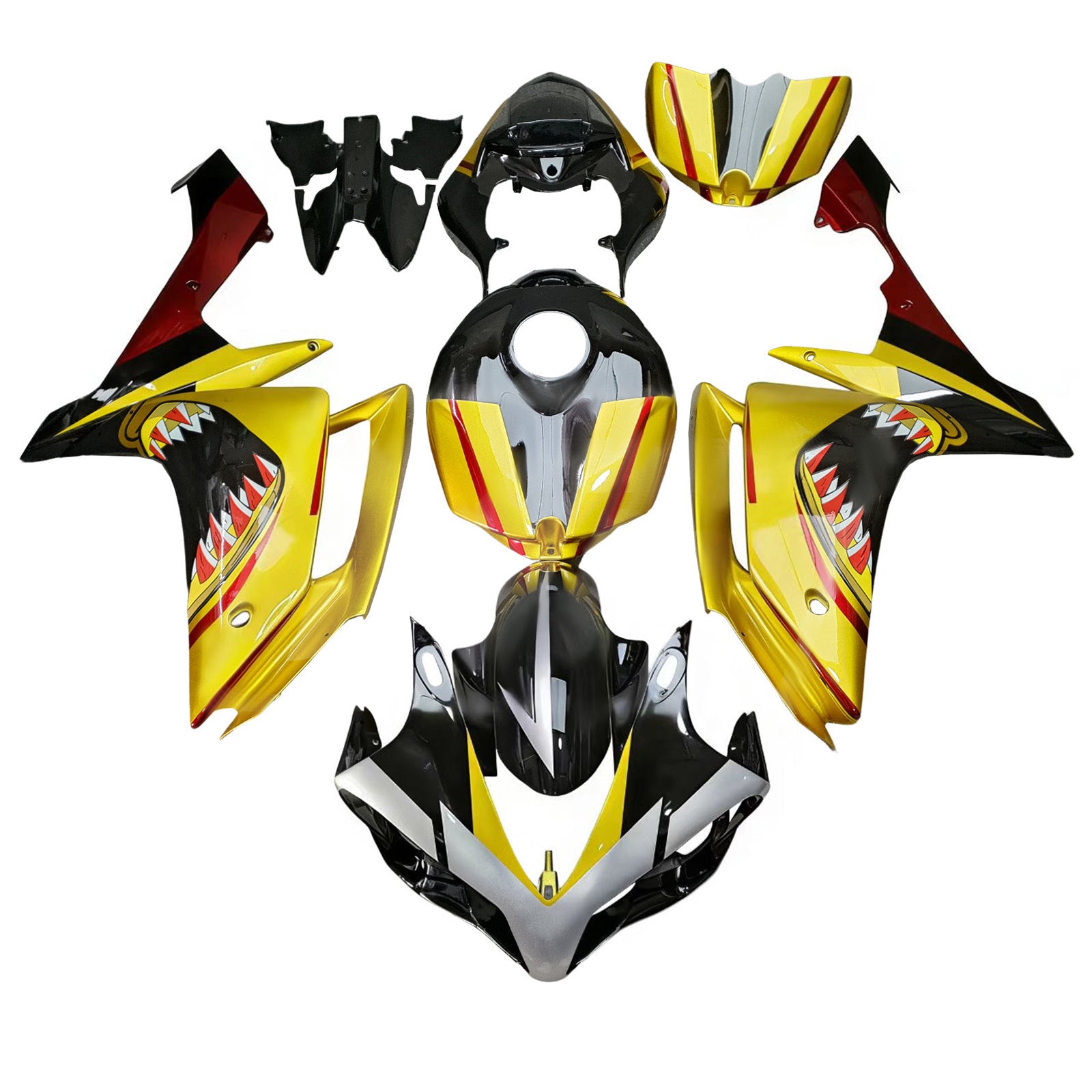Injection Fairing Kit Bodywork Plastic ABS For Yamaha YZFR1 YZF-R1 2007-2008