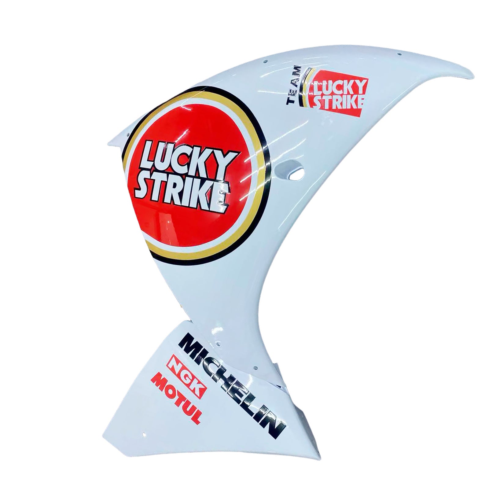 Fairings 2009-2011 Yamaha YZF-R1 White Red Lucky Strike R1  Generic