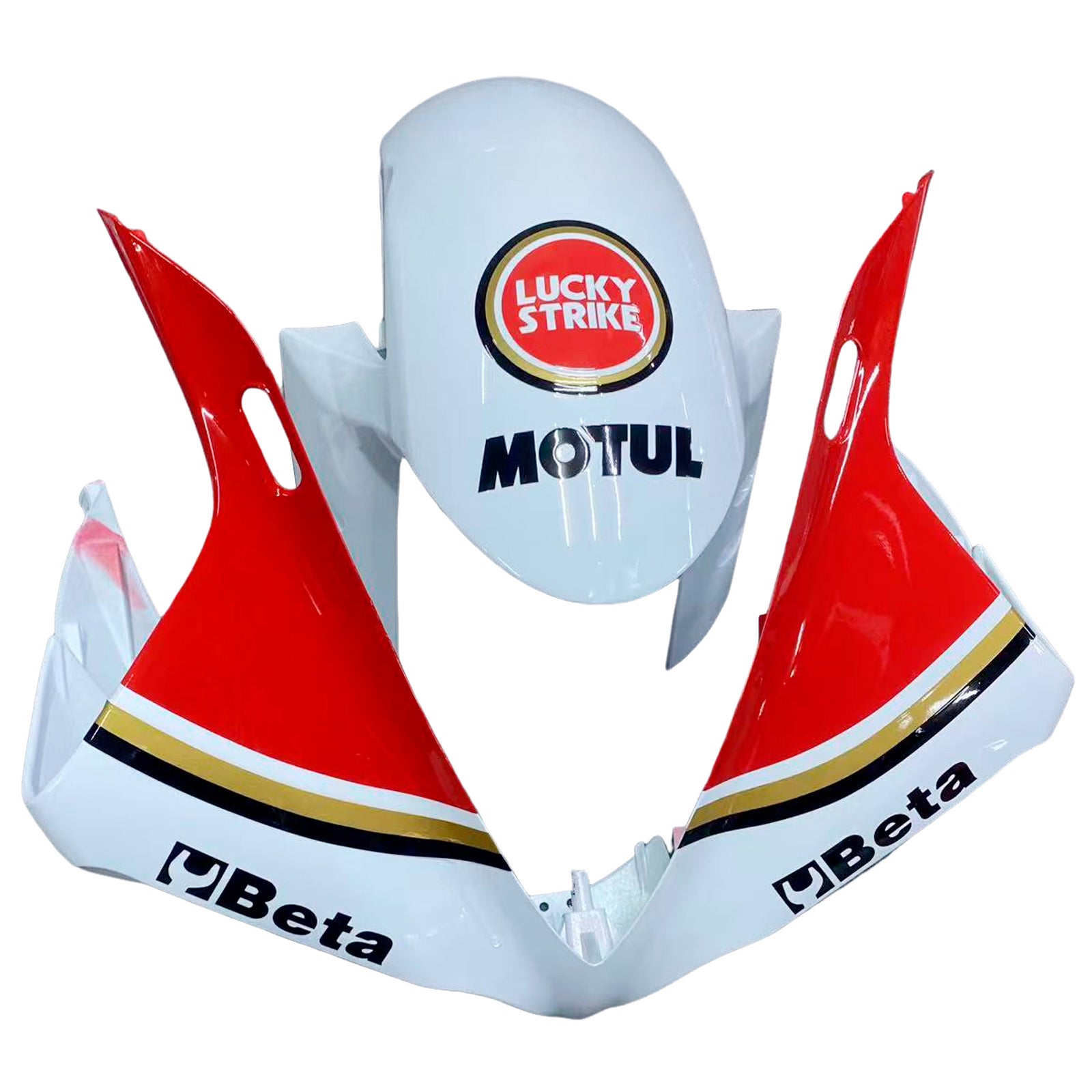 Fairings 2009-2011 Yamaha YZF-R1 White Red Lucky Strike R1  Generic